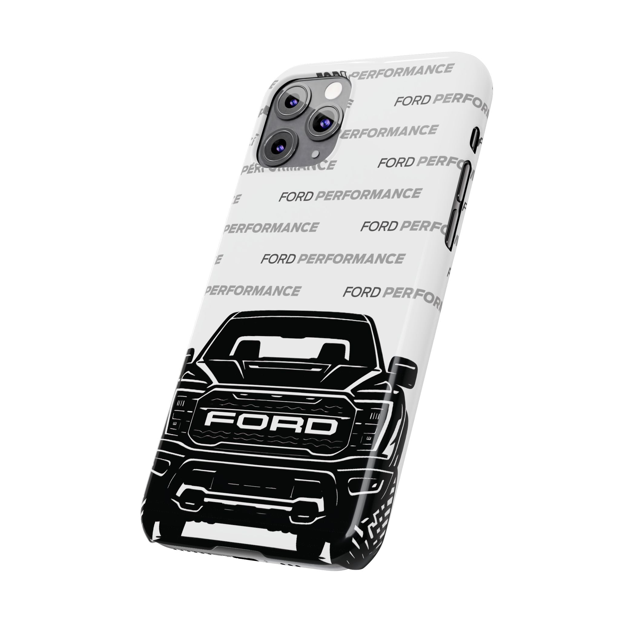 Ford Raptor (Gen 3) Slim Phone Case Greyscale