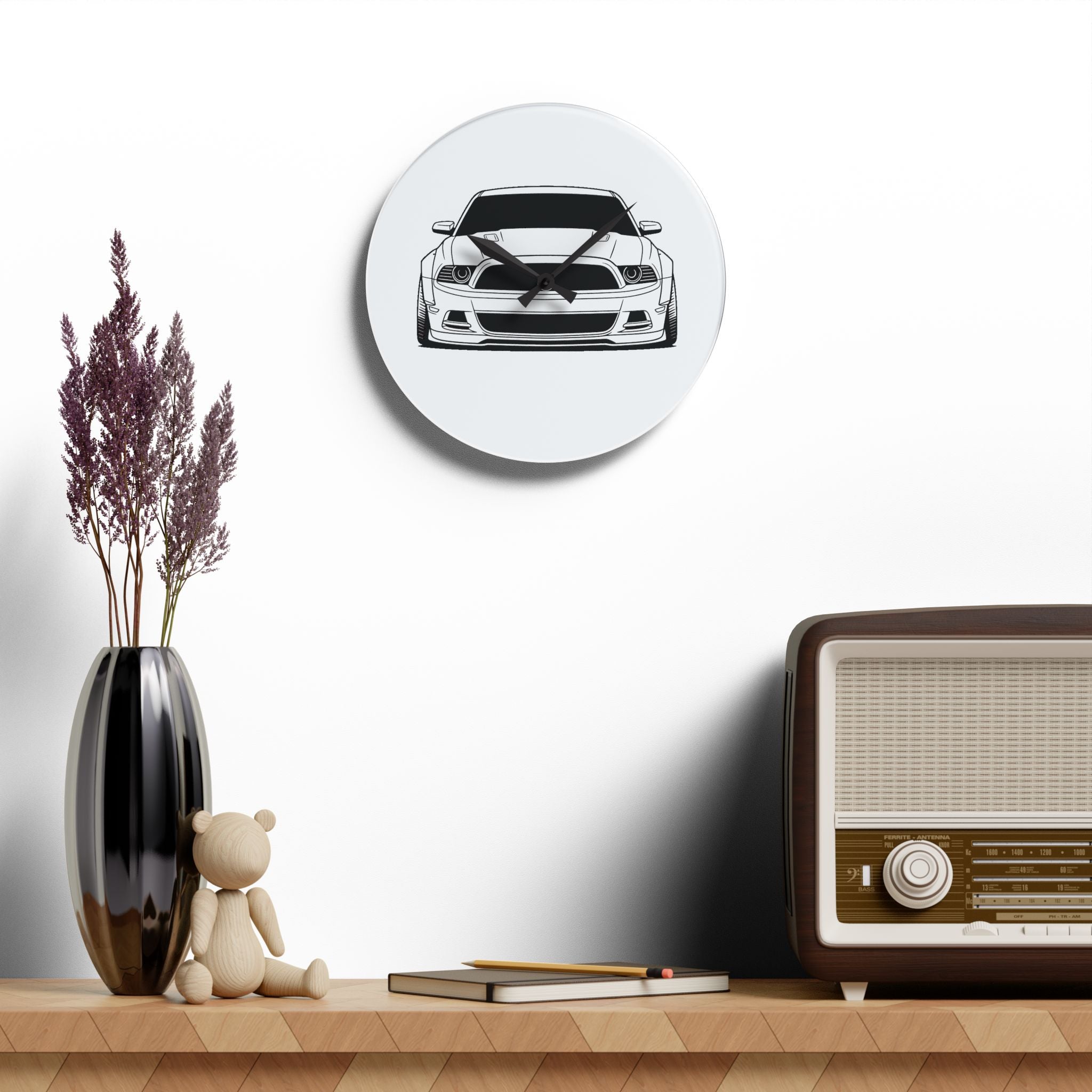 Ford Mustang GT (S197) Wall Clock