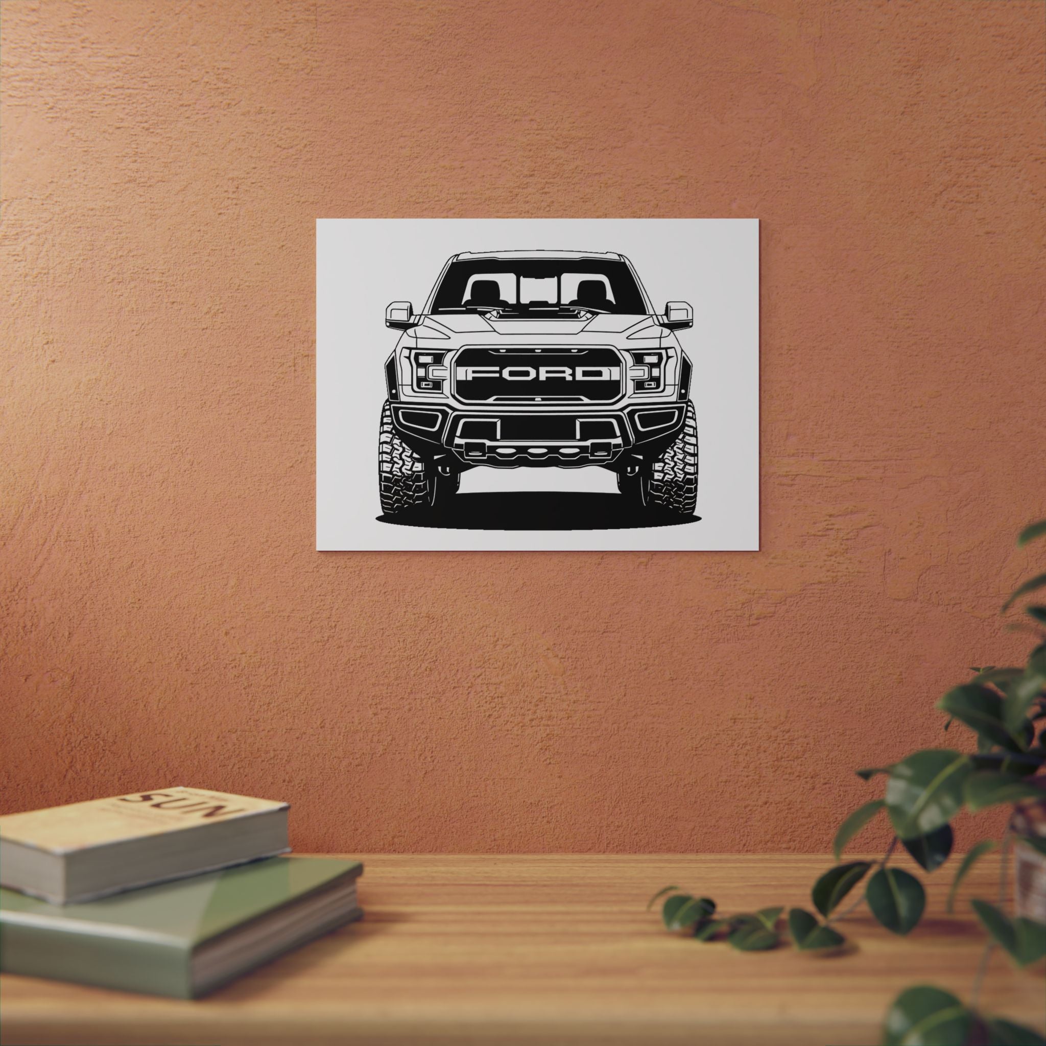 Ford F-150 Raptor Gen 2 Metal Wall Sign