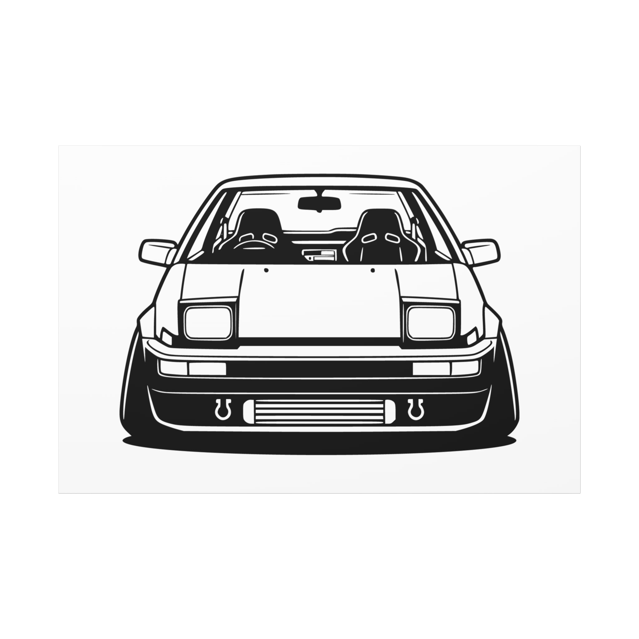 Toyota AE86 (1983-87) Canvas Wall Art