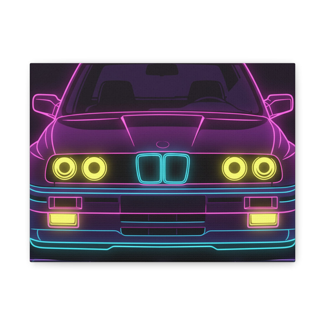BMW E30 Canvas Wall Art