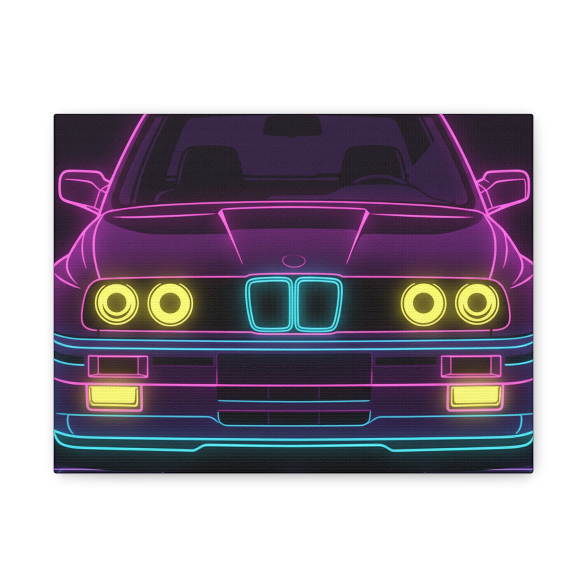 BMW E30 Canvas Wall Art
