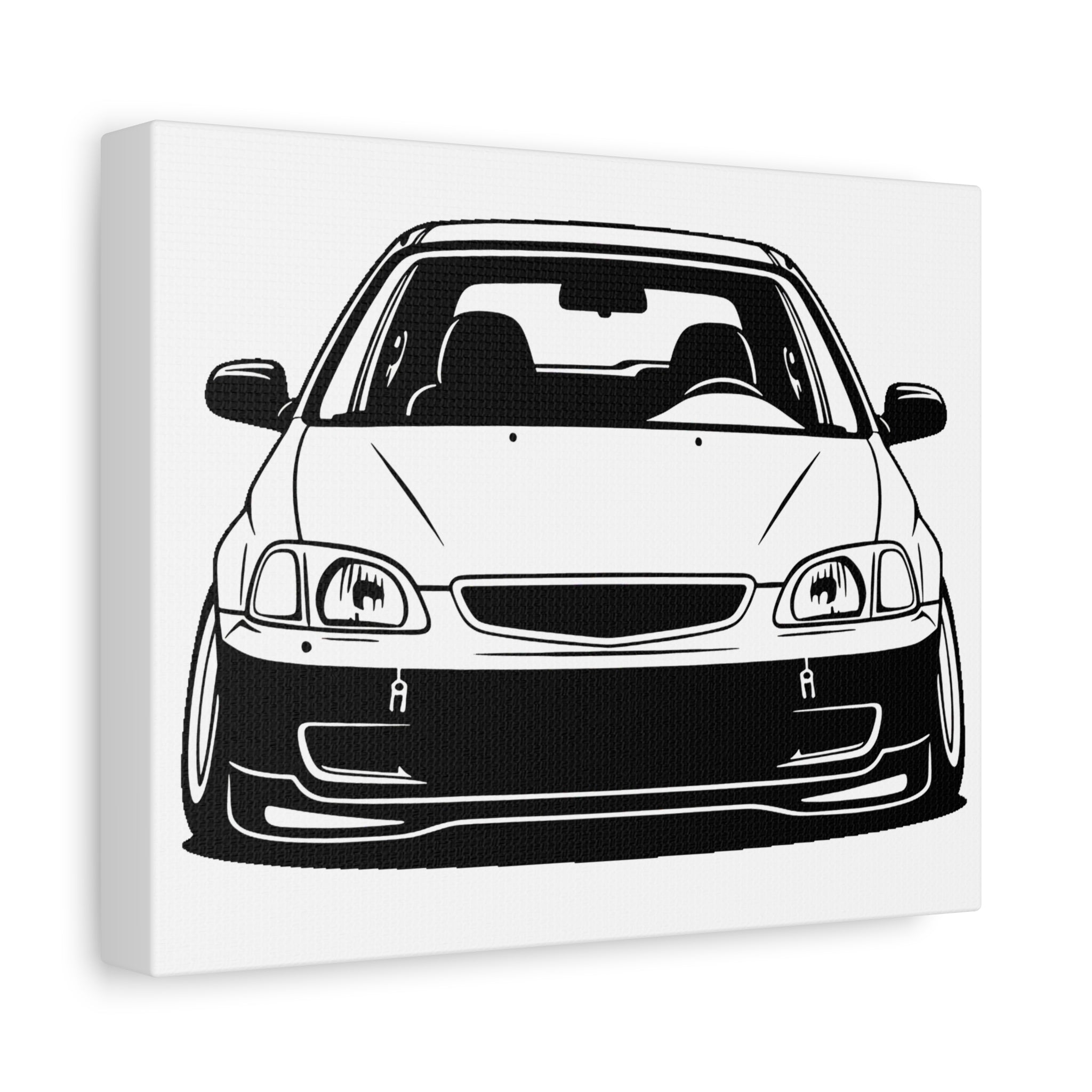 Honda Civic EK Hatch Canvas Wall Art