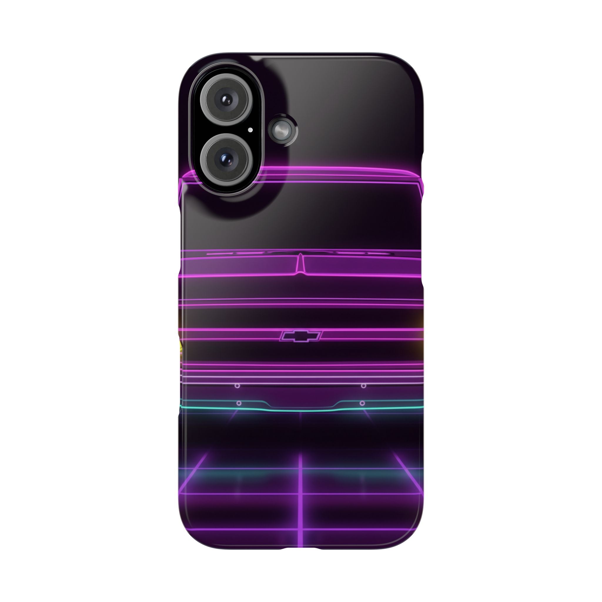 Chevy C10 Pickup (1967-72) Pro-Touring Neon Synthwave Phone Case