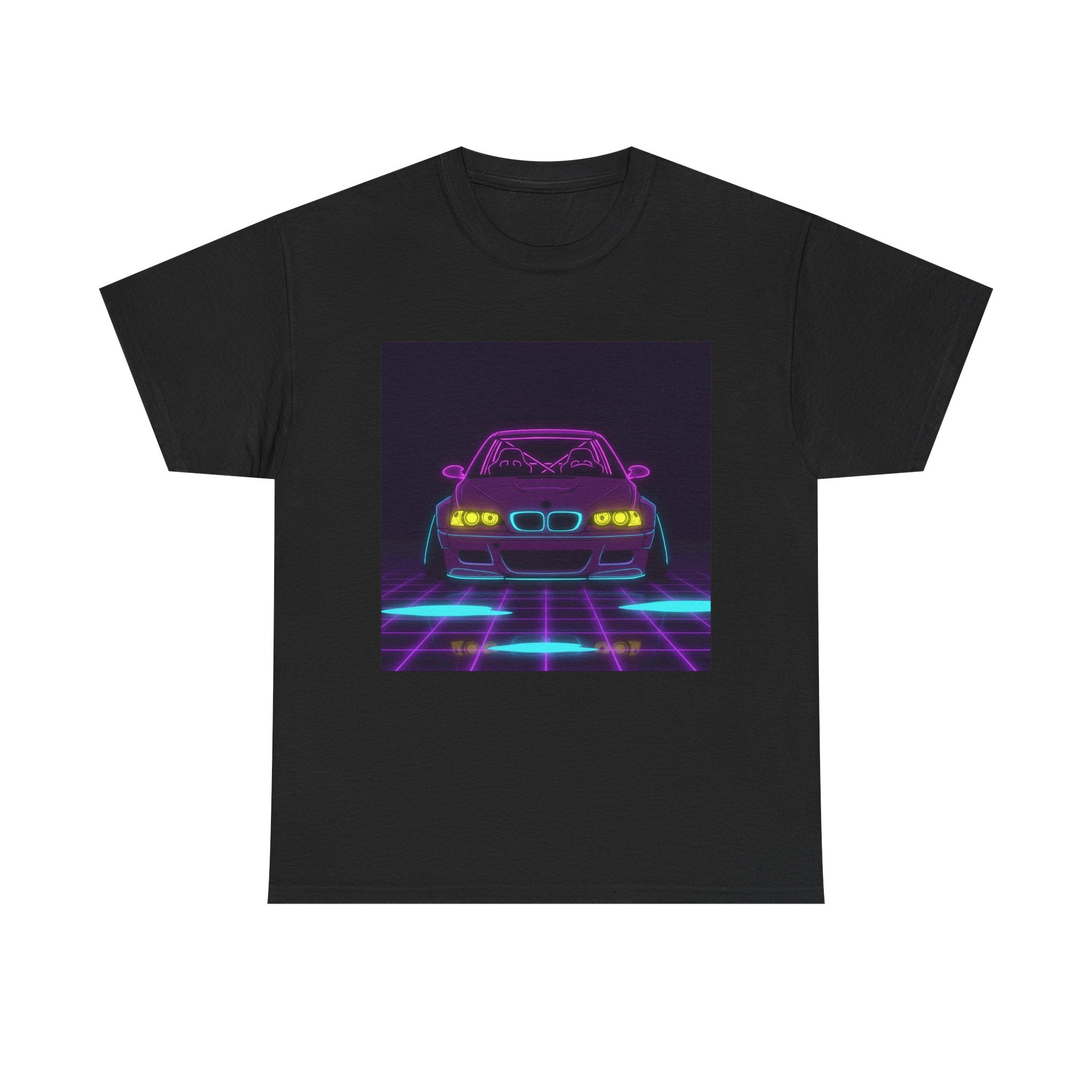 BMW E46 M3 (2000-06) Neon Synthwave Unisex Tee