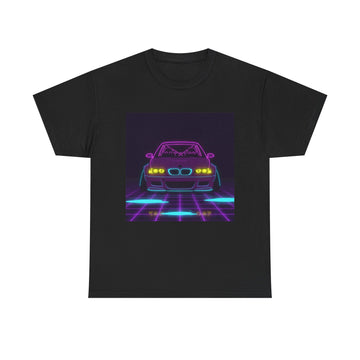 BMW E46 M3 (2000-06) Neon Synthwave Unisex Tee