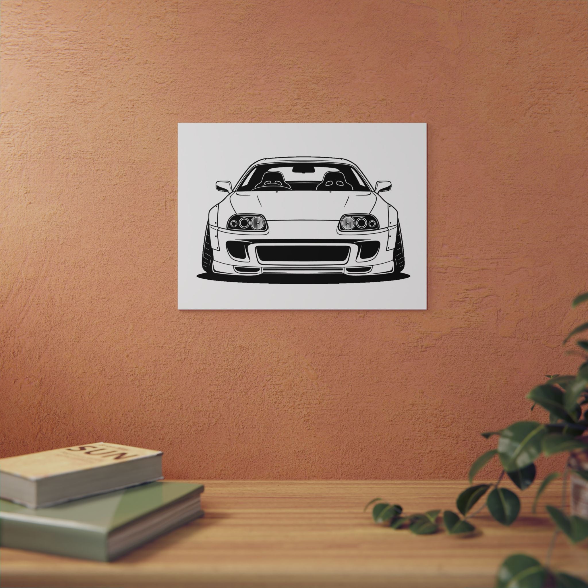 Toyota Supra MK4 Metal Wall Sign
