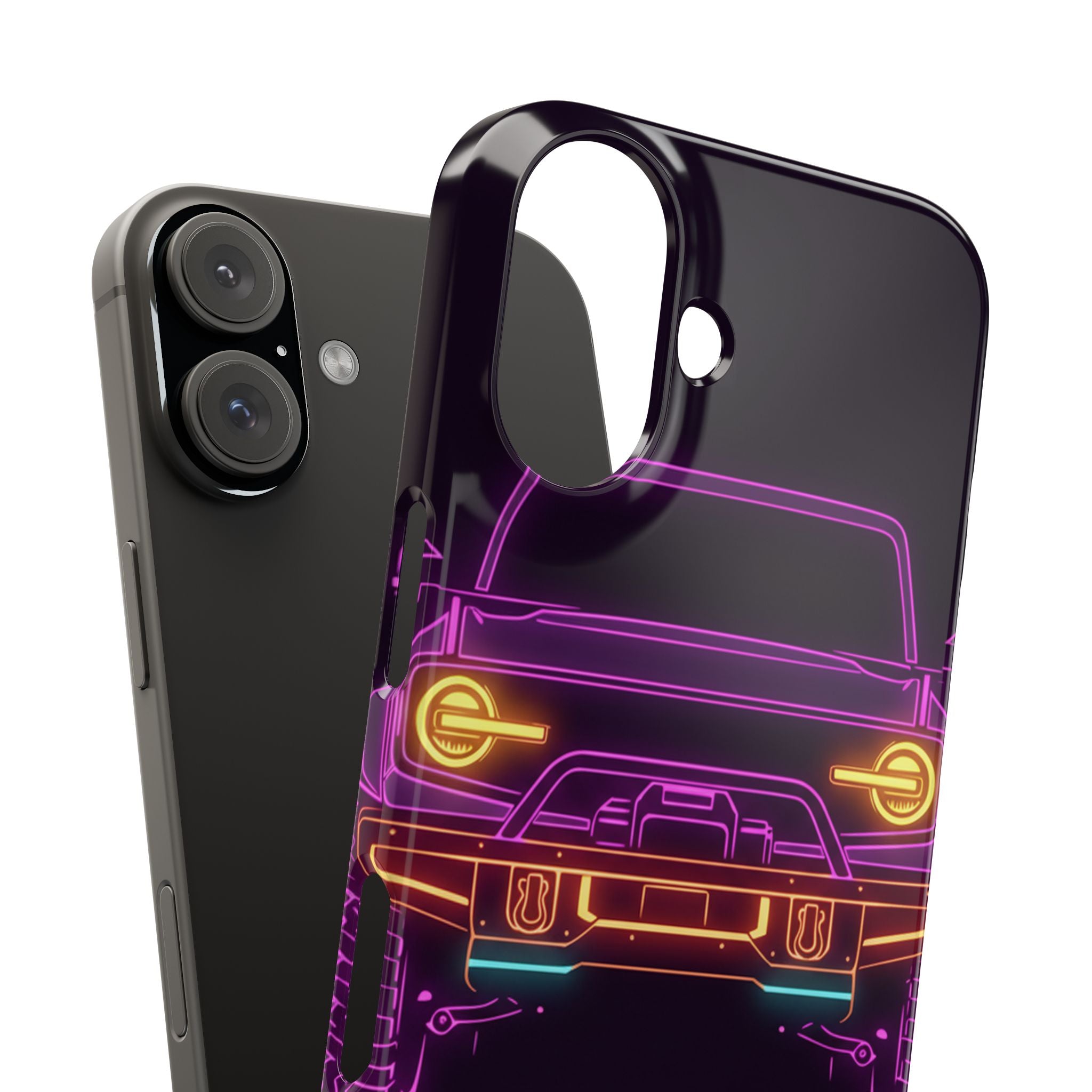 Ford Bronco (2021+) Neon Synthwave Phone Case