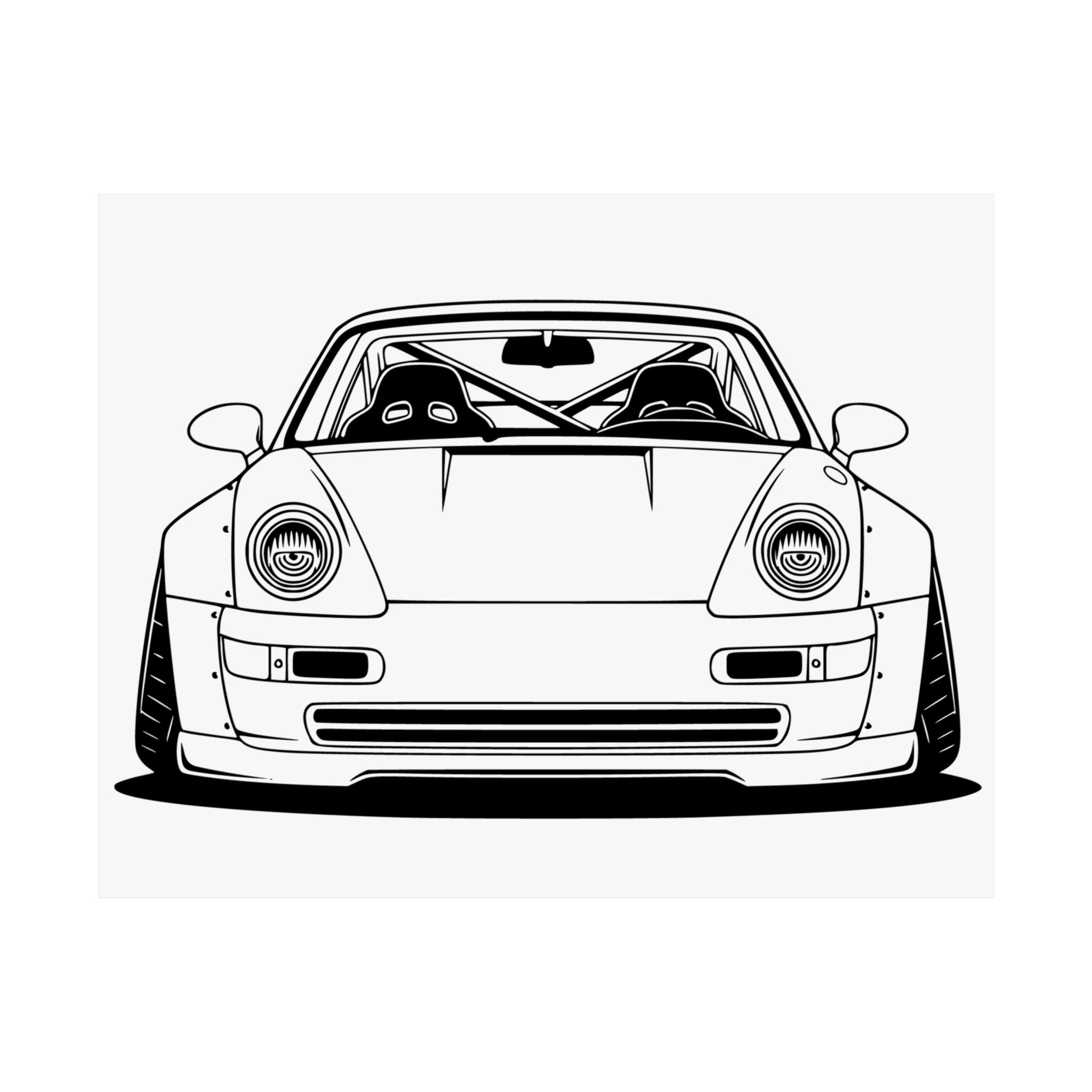 Porsche 964 Turbo Poster