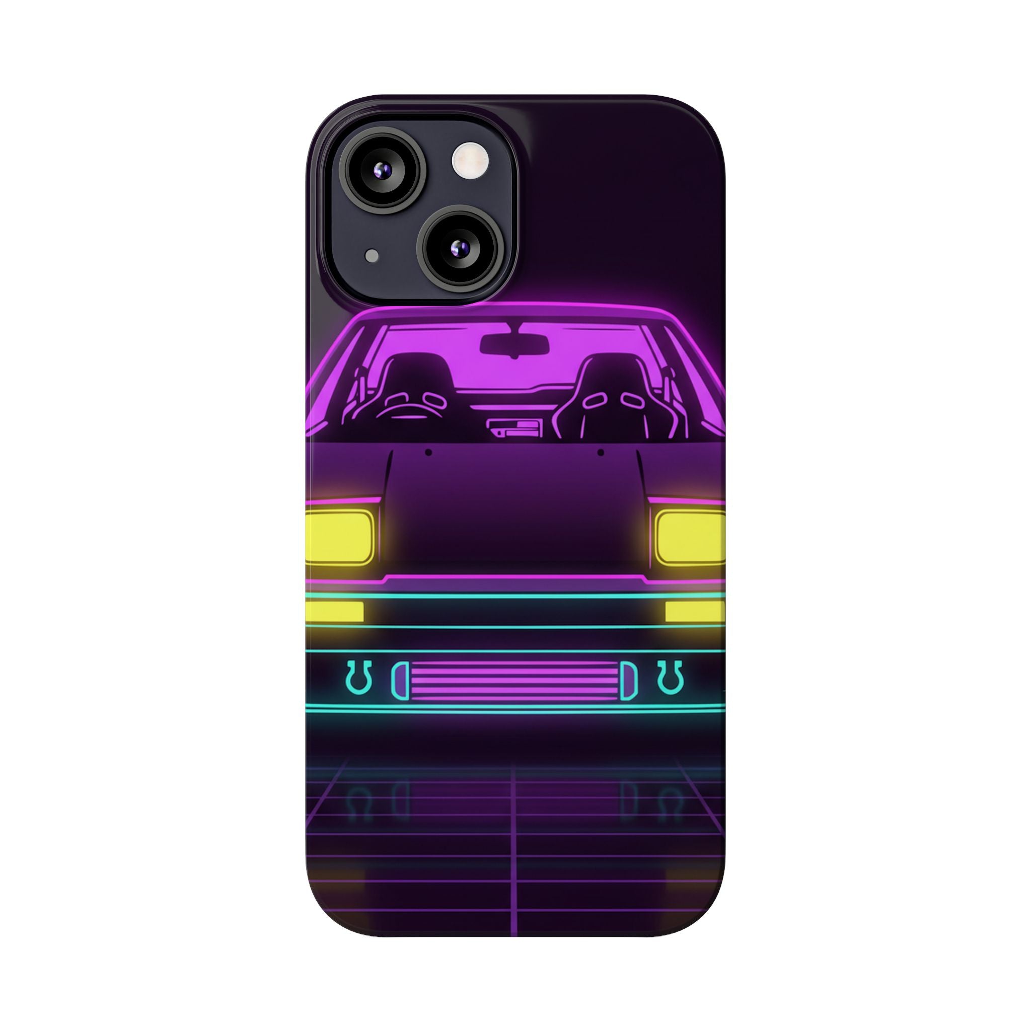 Toyota AE86 (1983-87) Neon Synthwave Phone Case