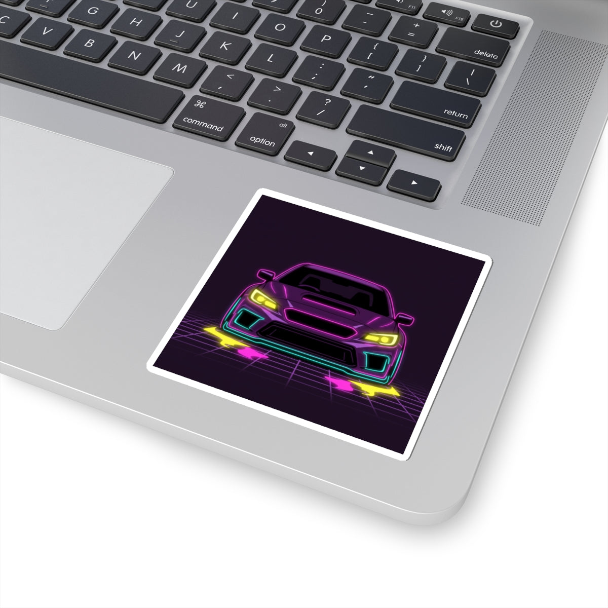 Subaru WRX STI Neon Synthwave Sticker