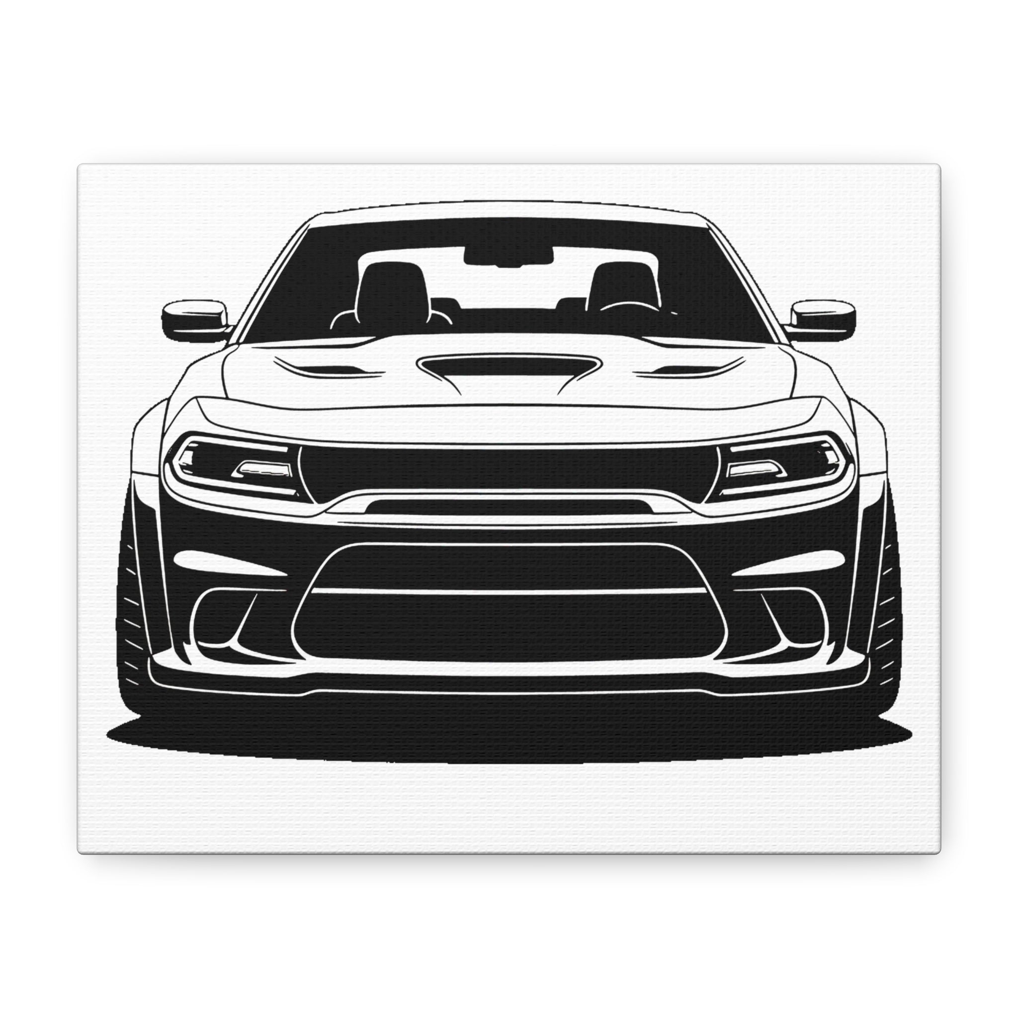 Dodge Challenger SRT Hellcat Canvas Wall Art