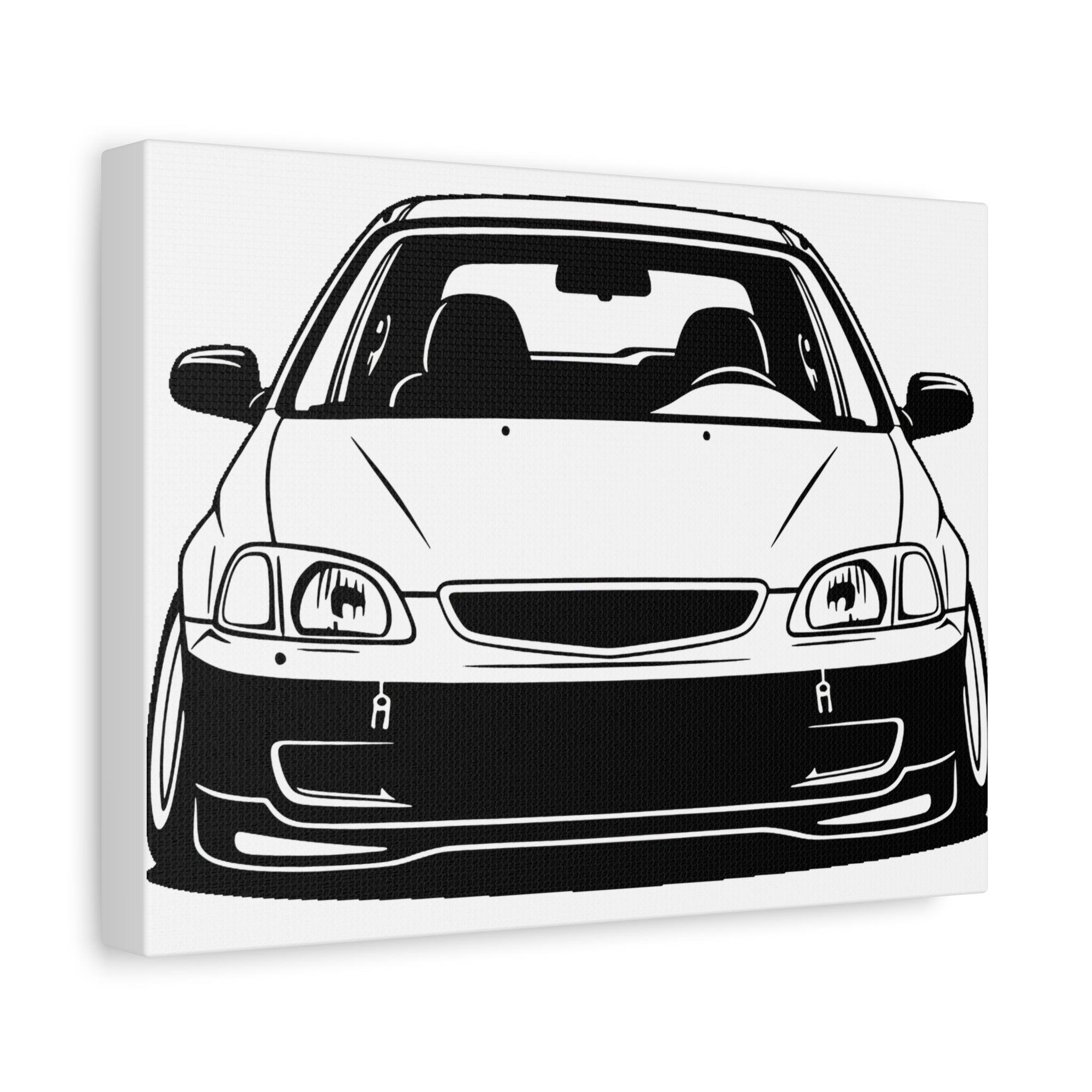 Honda Civic EK Hatch Canvas Wall Art