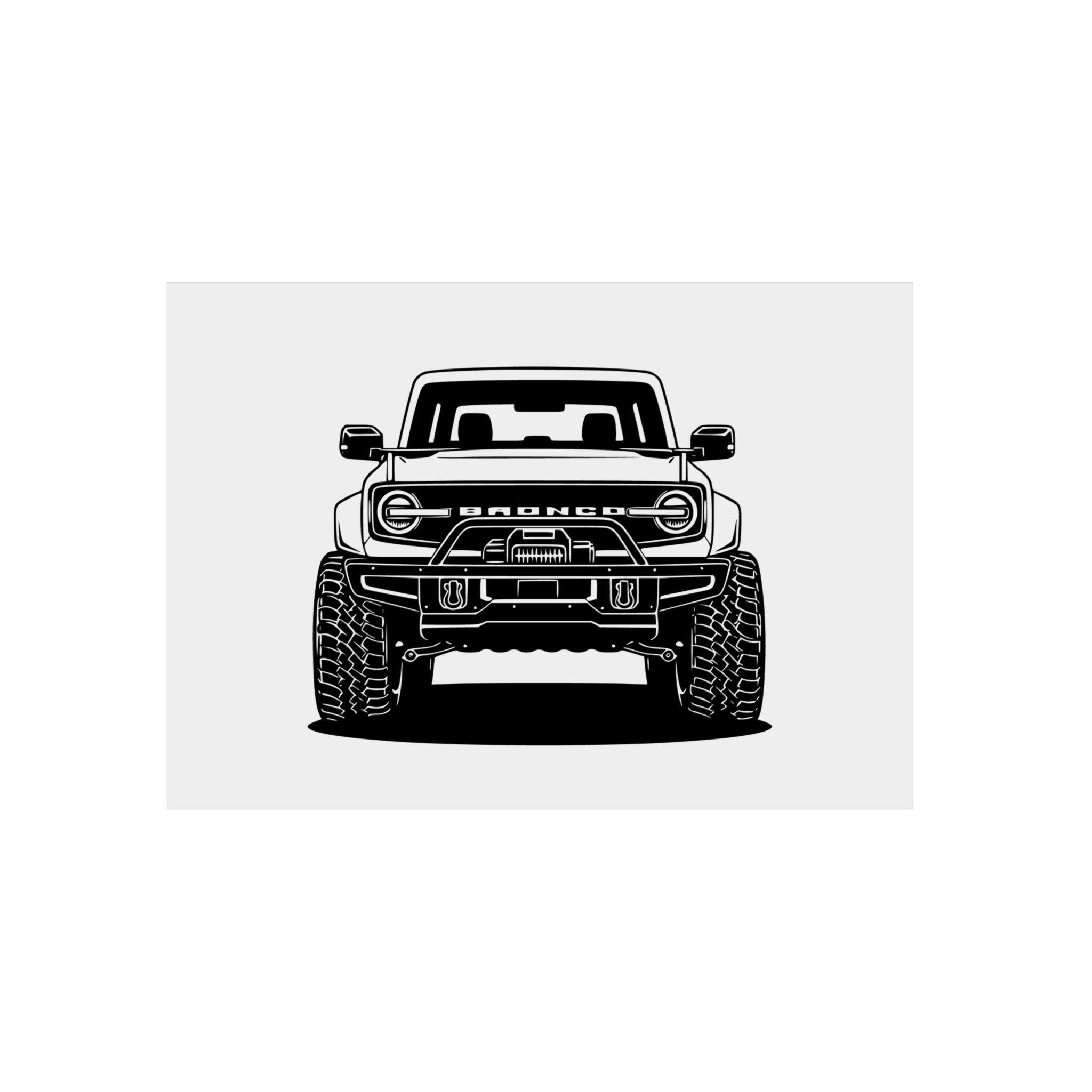 Ford Bronco (2021+) Metal Wall Sign