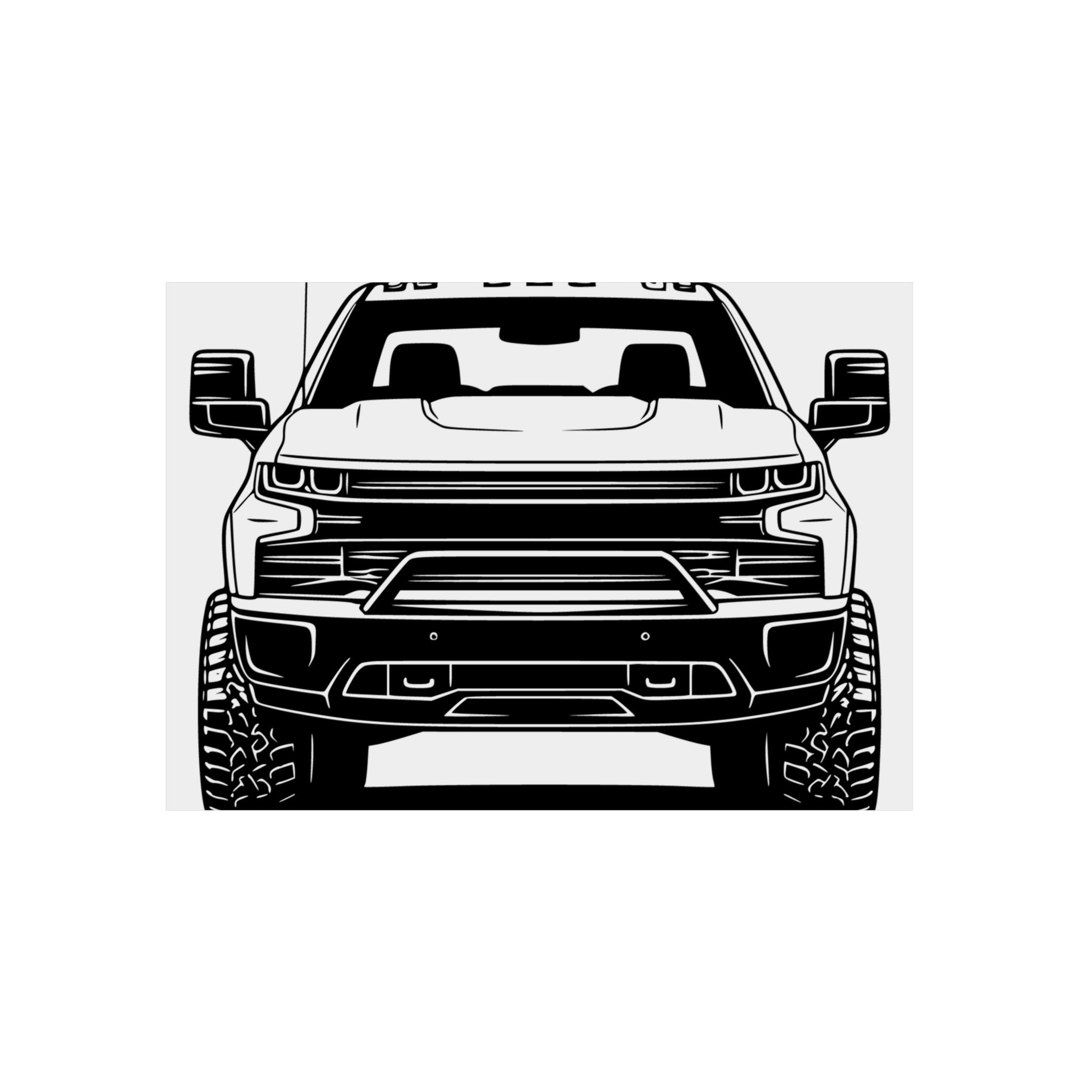 Chevy Silverado Trail Boss (2019+) Metal Wall Sign