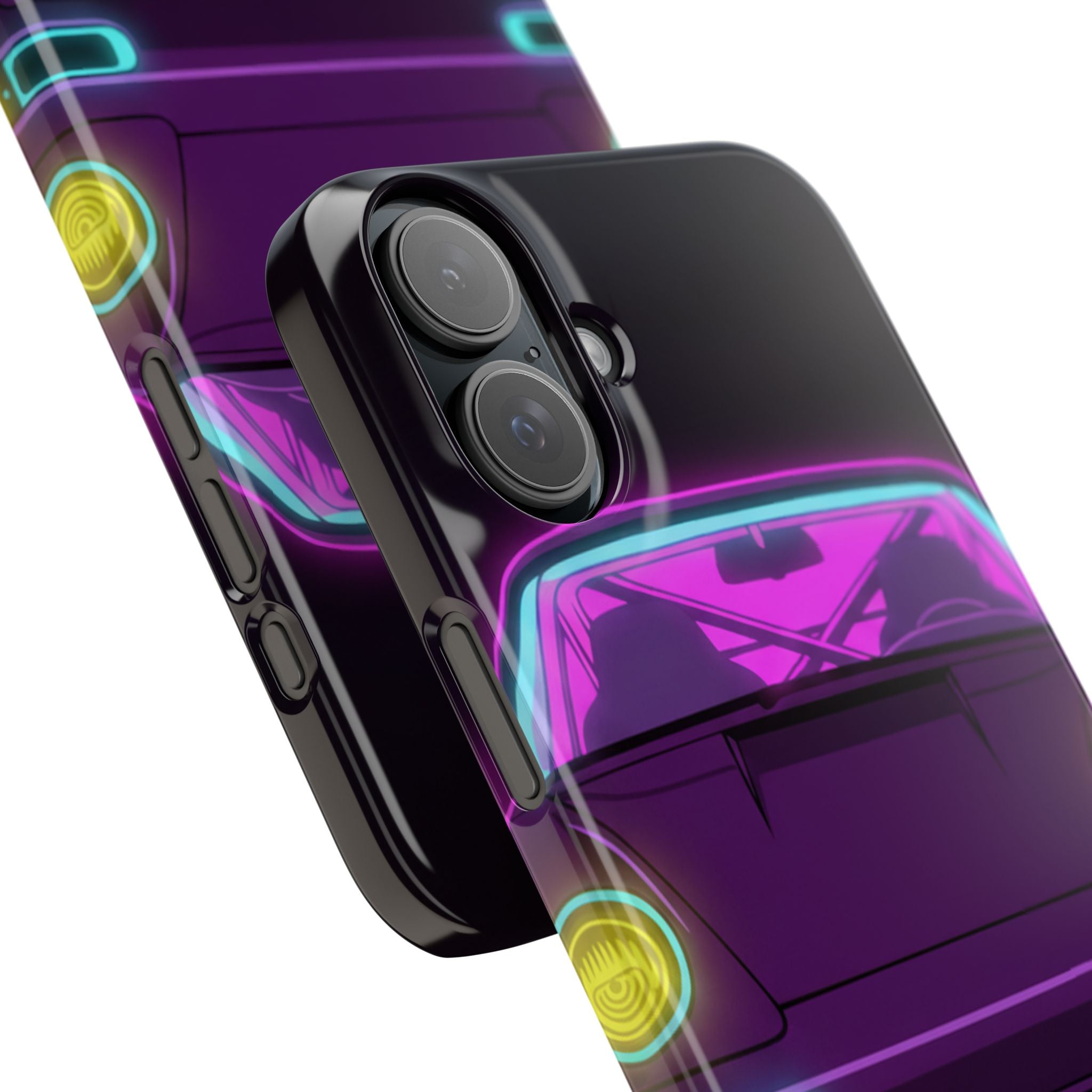 Porsche 964 Turbo Neon Synthwave Phone Case