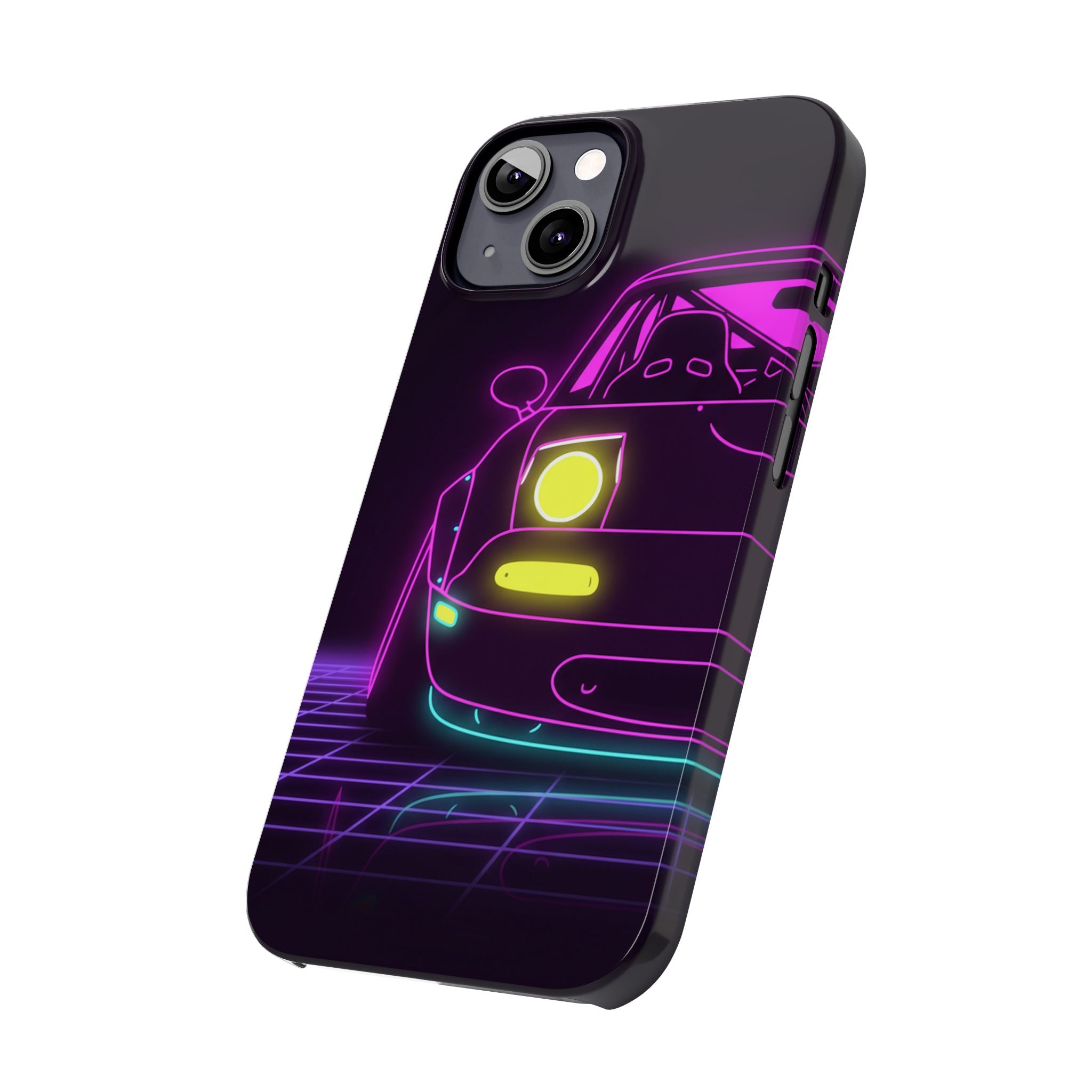 Mazda Miata NA (1989-97) Neon Synthwave Phone Case