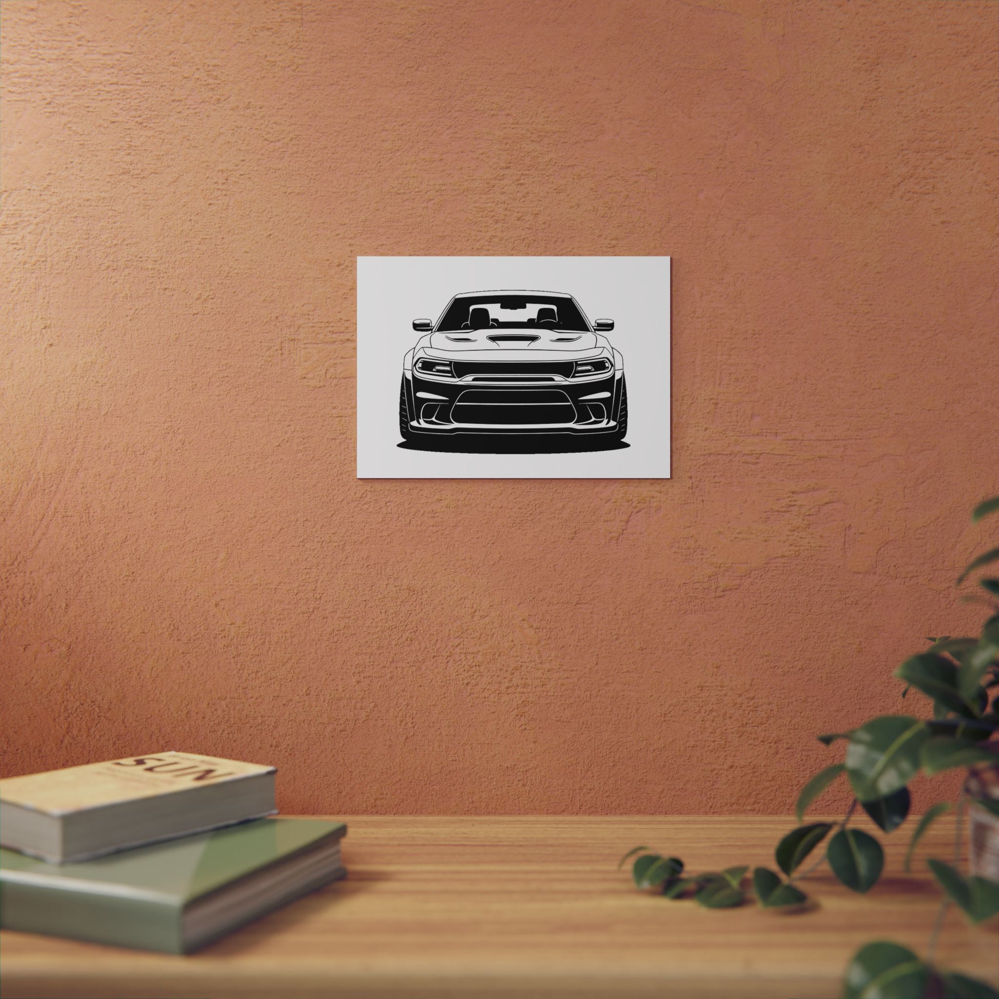 Dodge Challenger SRT Hellcat Metal Wall Sign