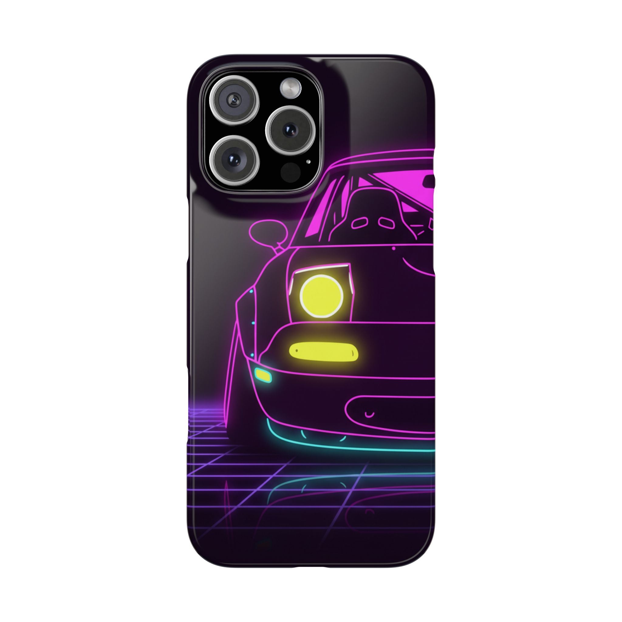 Mazda Miata NA (1989-97) Neon Synthwave Phone Case