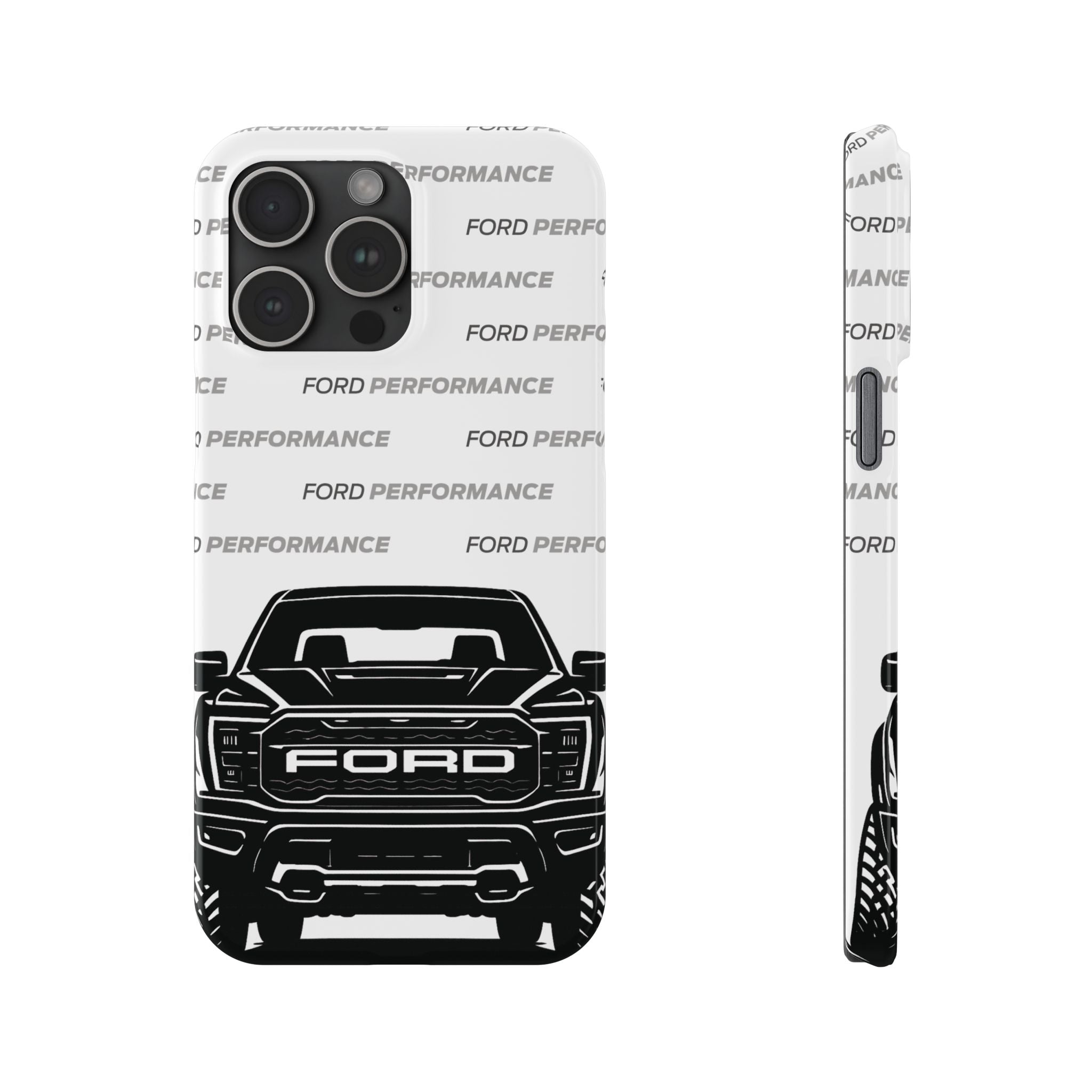 Ford Raptor (Gen 3) Slim Phone Case Greyscale