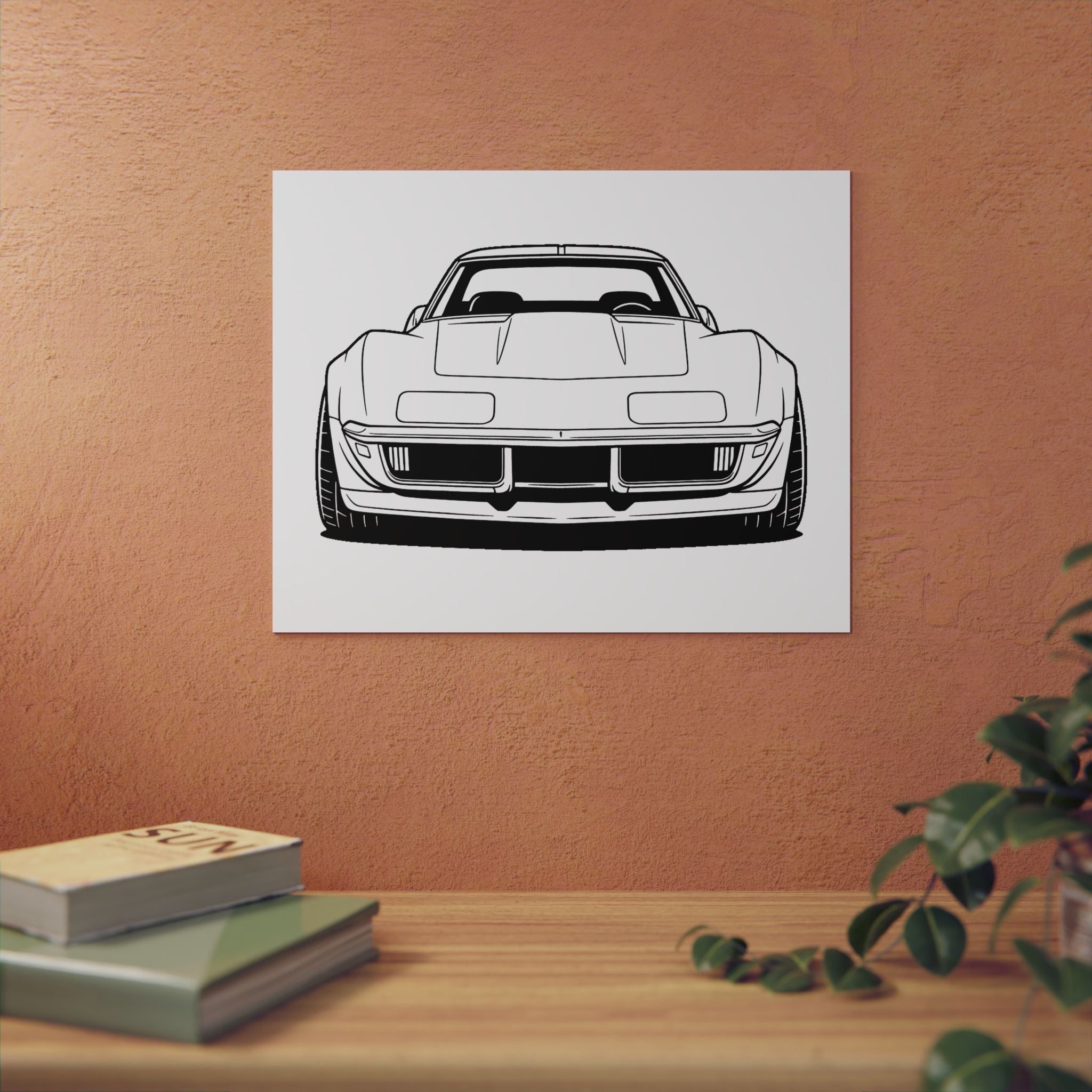 1969 Corvette Stingray C3 Metal Wall Sign