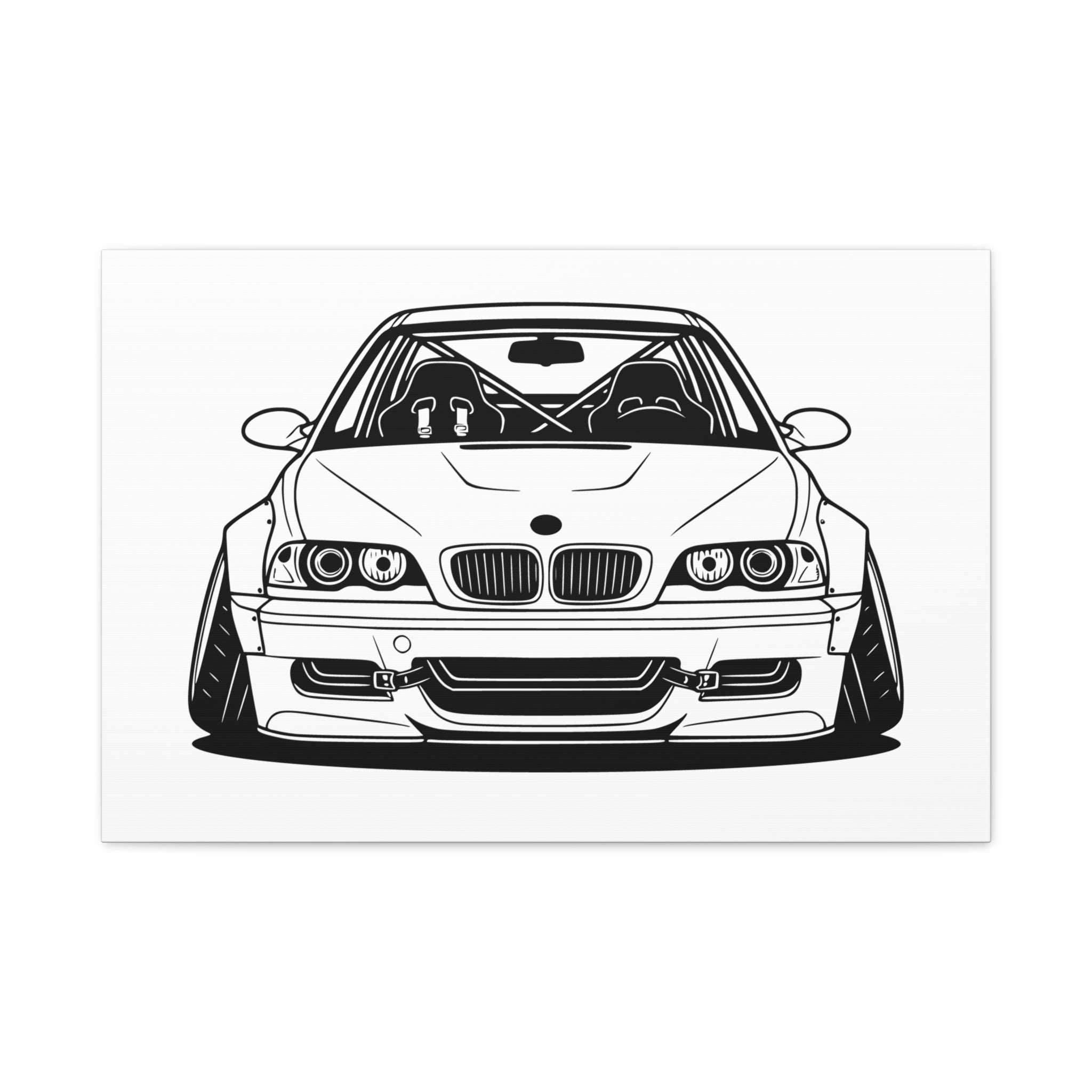 BMW E46 M3 (2000-06) Canvas Wall Art