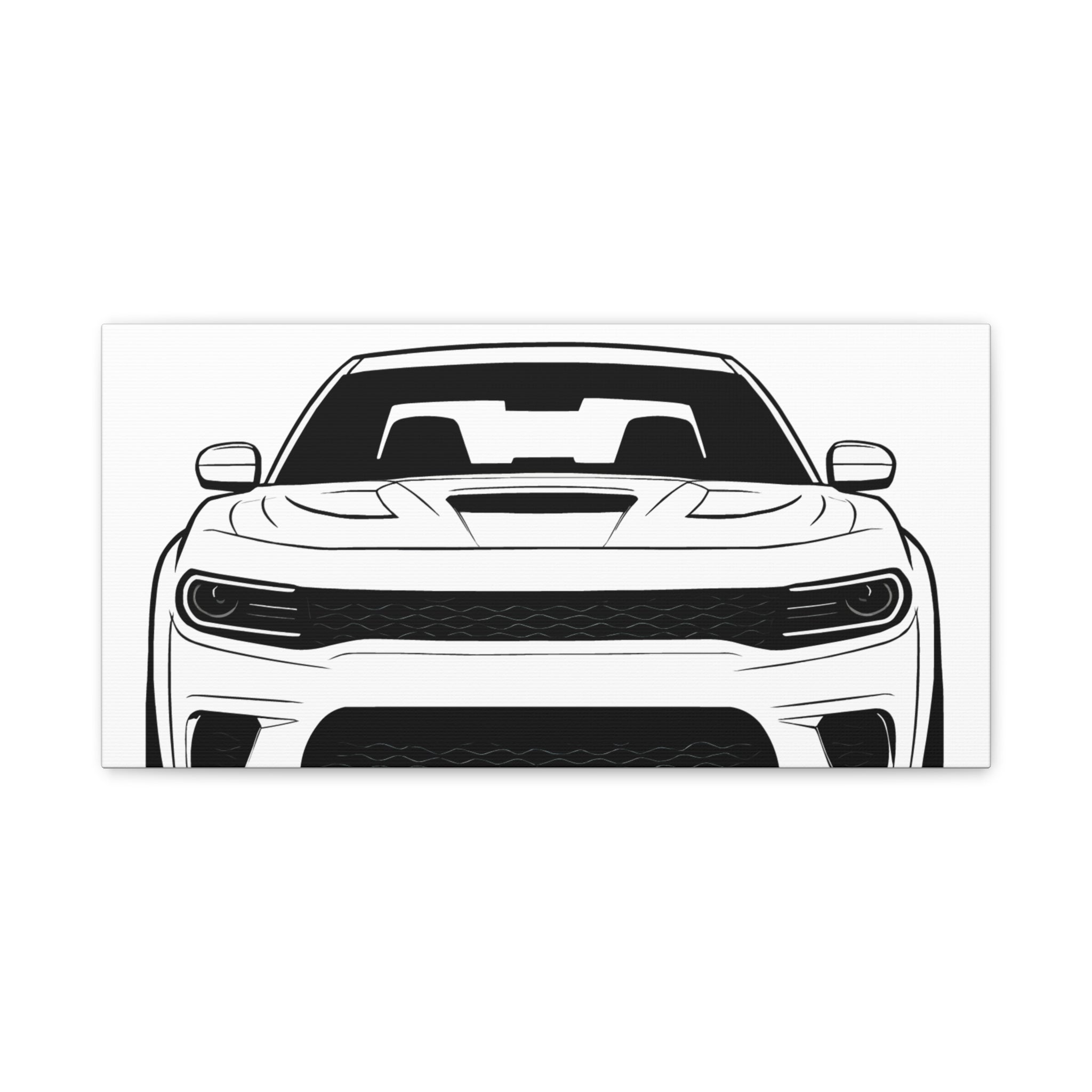 Dodge Charger SRT Hellcat Canvas Wall Art