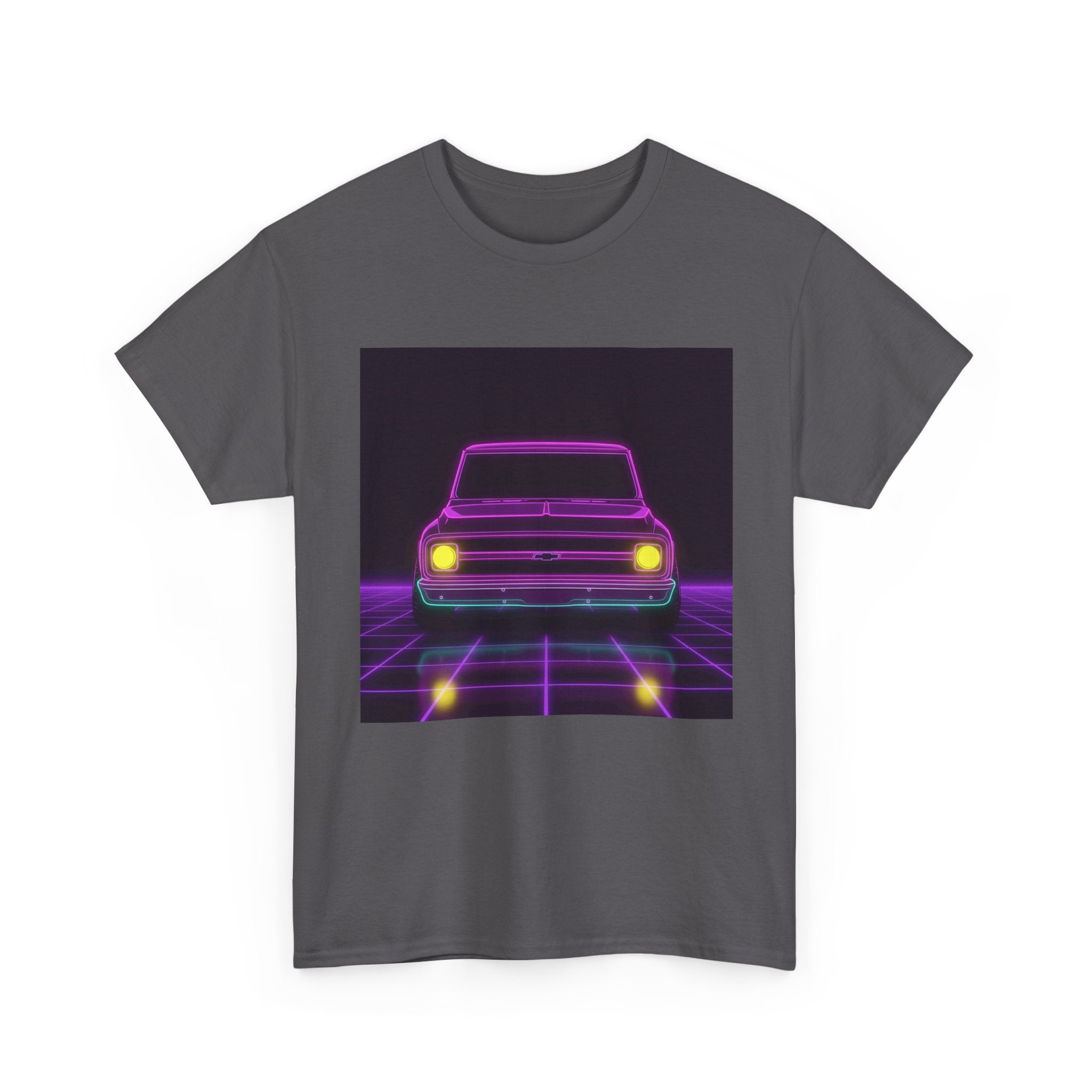 Chevy C10 Pickup (1967-72) Pro-Touring Neon Synthwave Unisex Tee