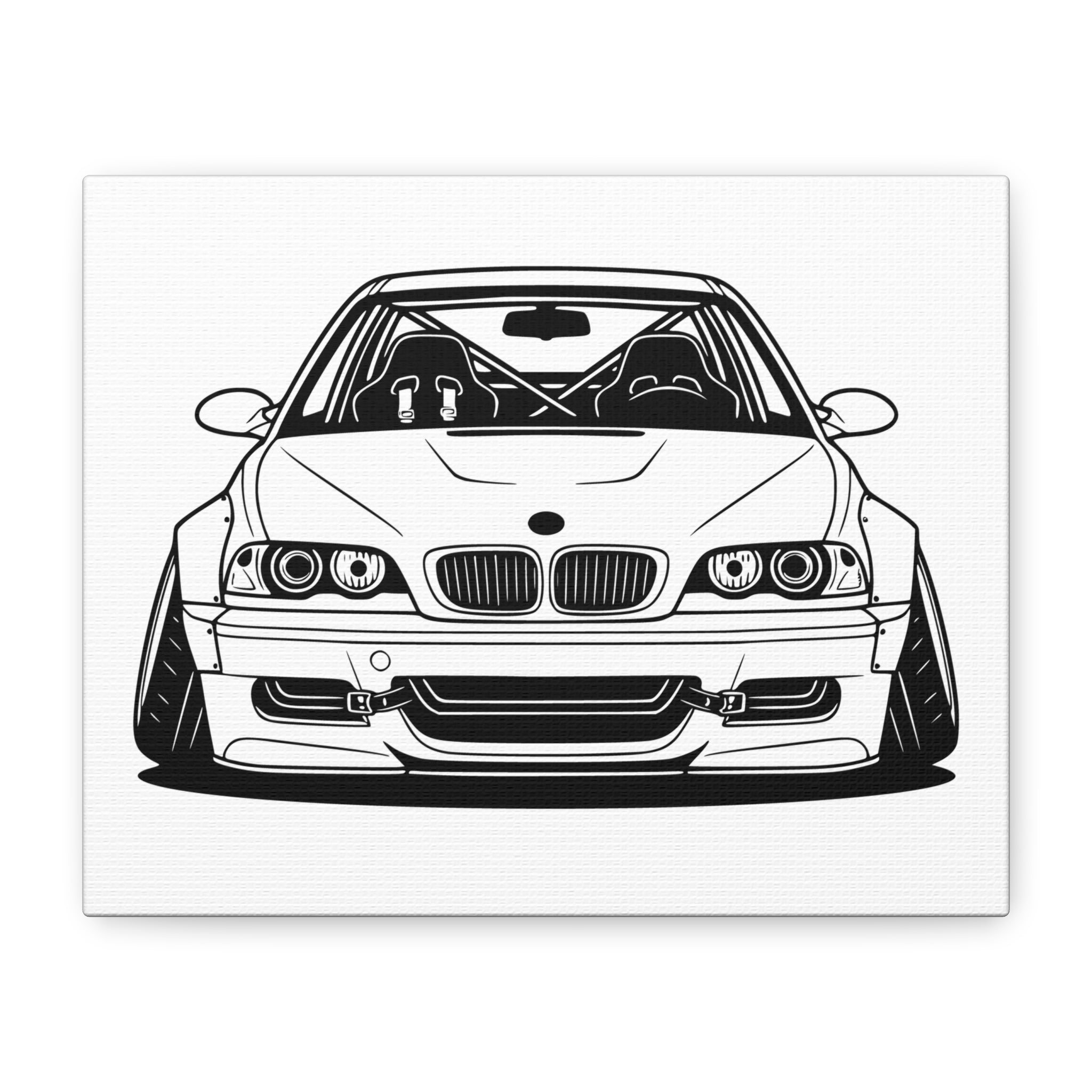 BMW E46 M3 (2000-06) Canvas Wall Art