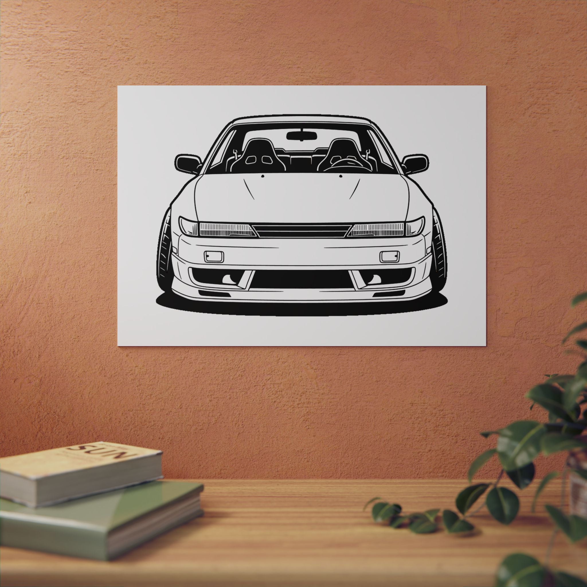 Nissan Silvia S13 Metal Wall Sign
