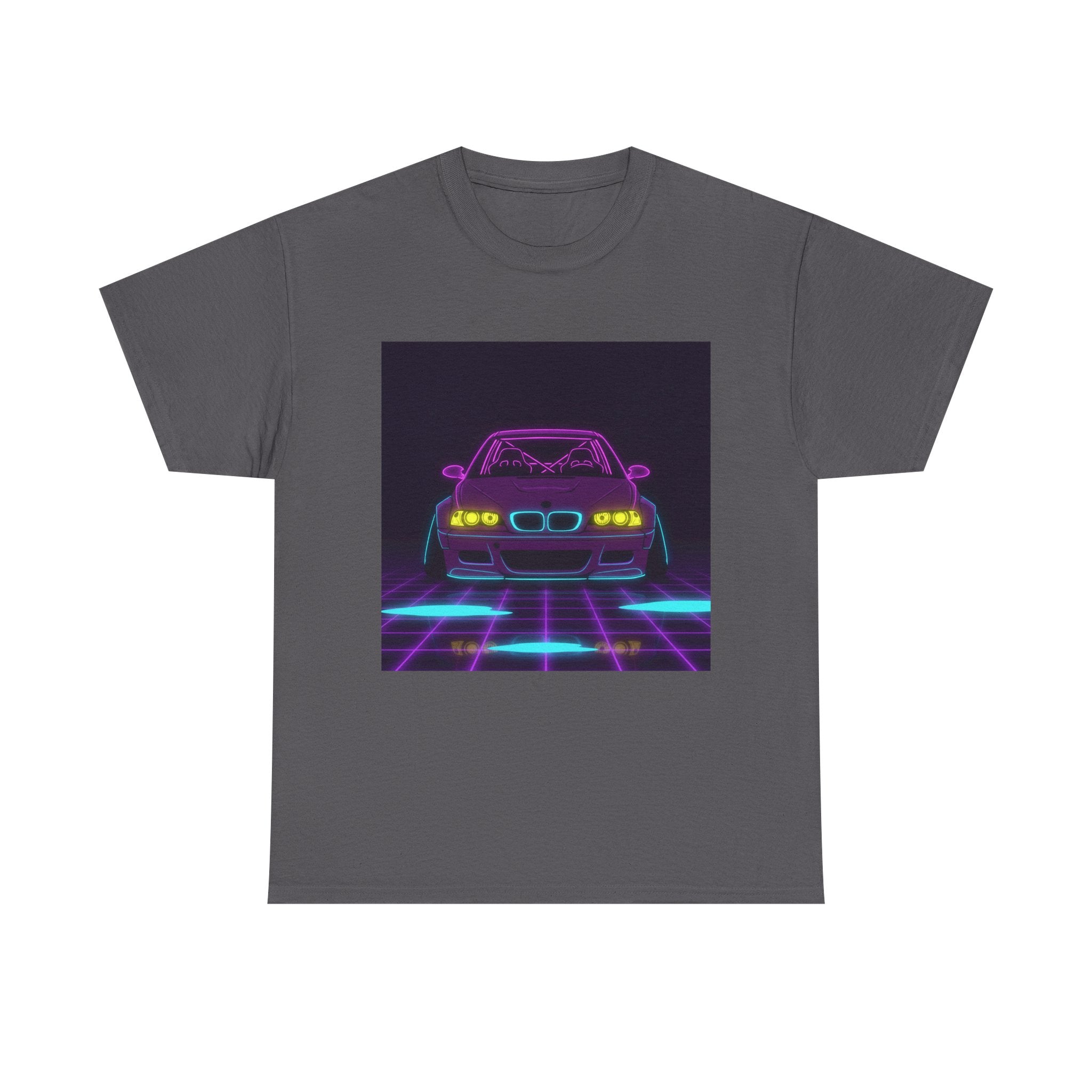 BMW E46 M3 (2000-06) Neon Synthwave Unisex Tee