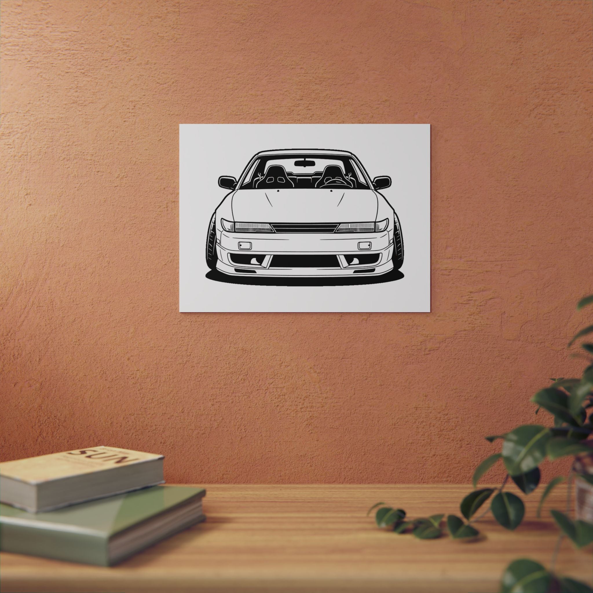Nissan Silvia S13 Metal Wall Sign