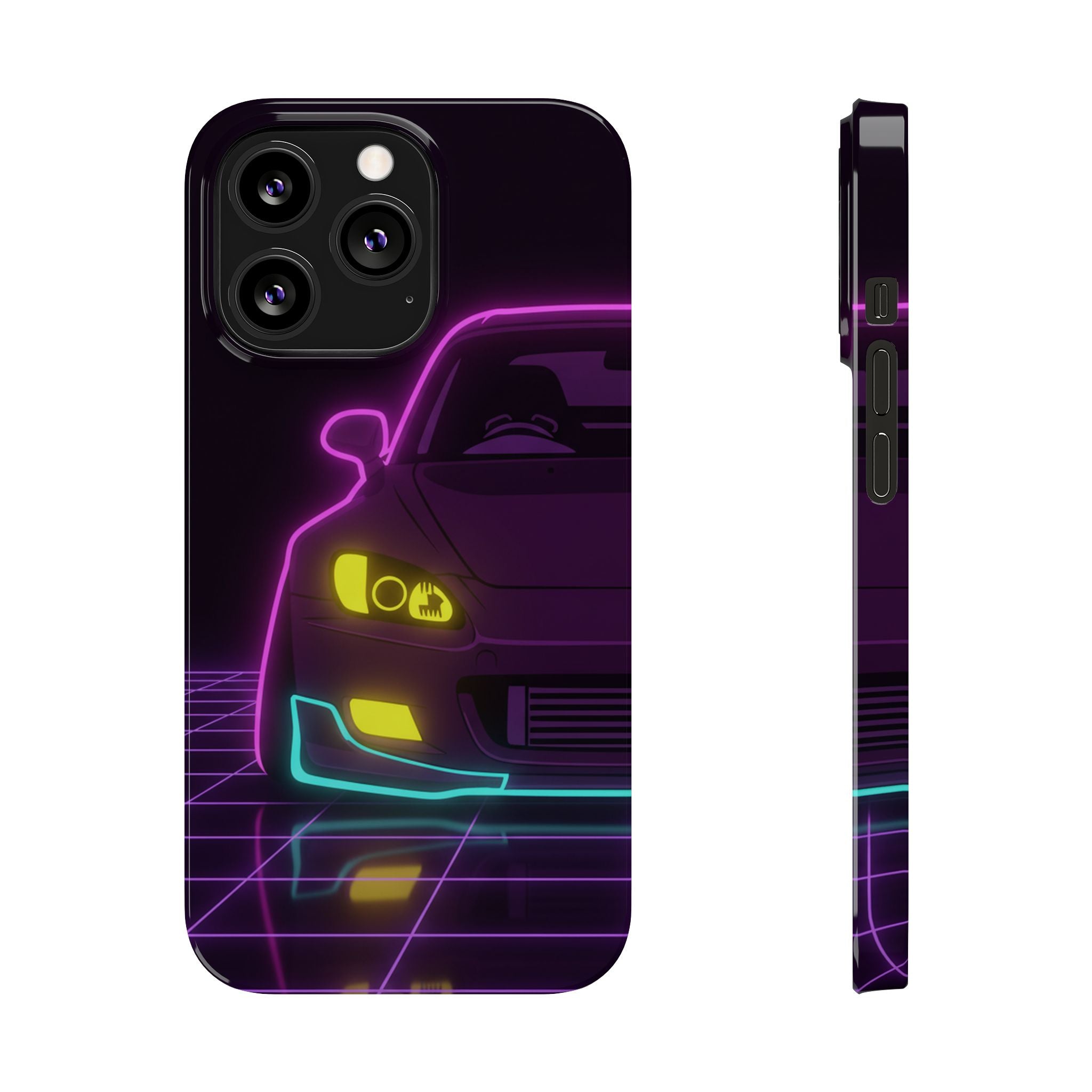 Honda S2000 (1999-09) Neon Synthwave Phone Case