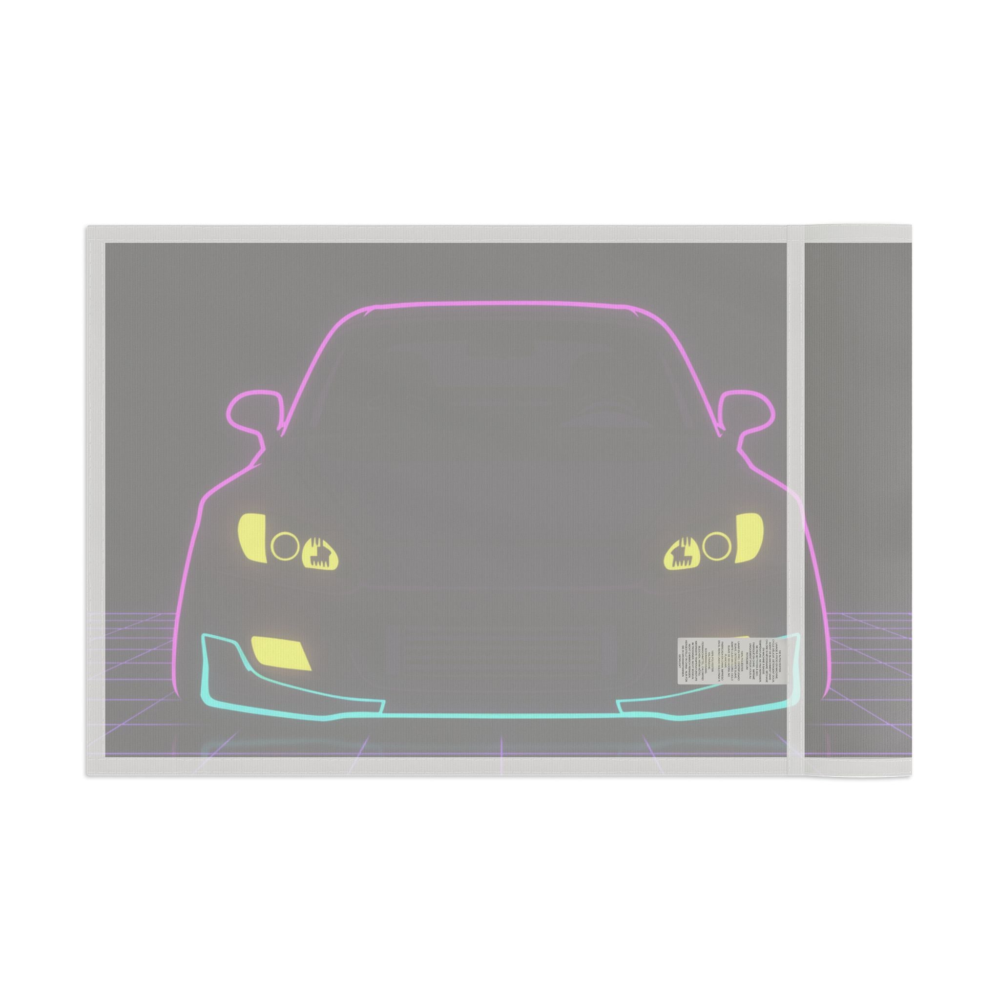 Honda S2000 (1999-09) Neon Synthwave Garage Flag