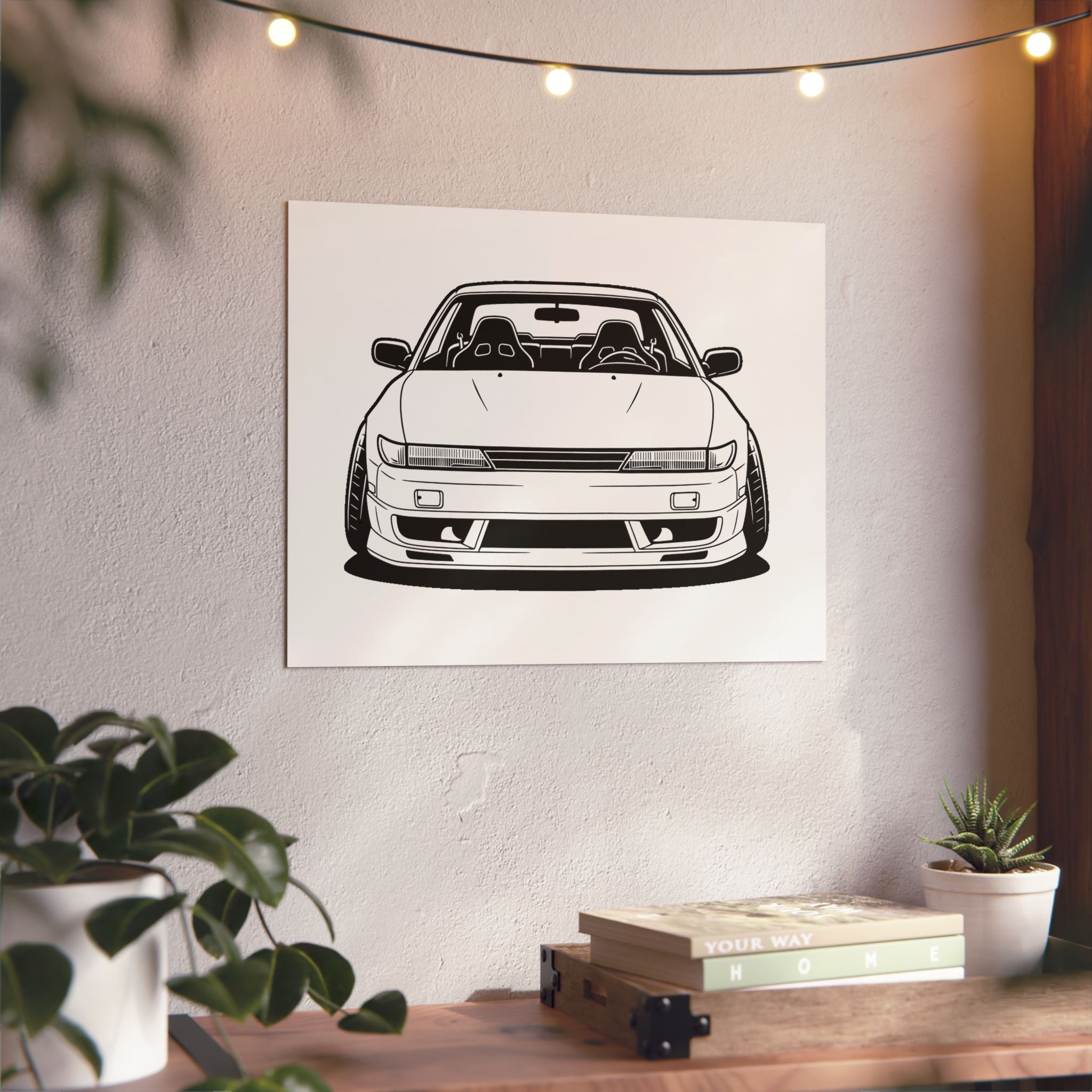 Nissan Silvia S13 Metal Wall Sign
