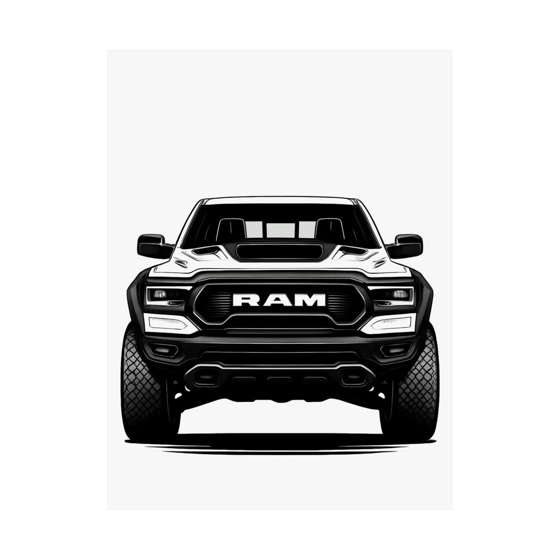 Dodge Ram 1500 TRX Print