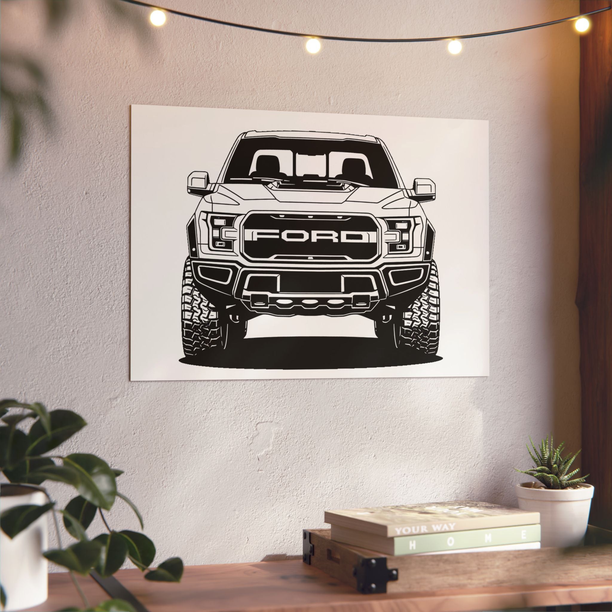 Ford F-150 Raptor Gen 2 Metal Wall Sign