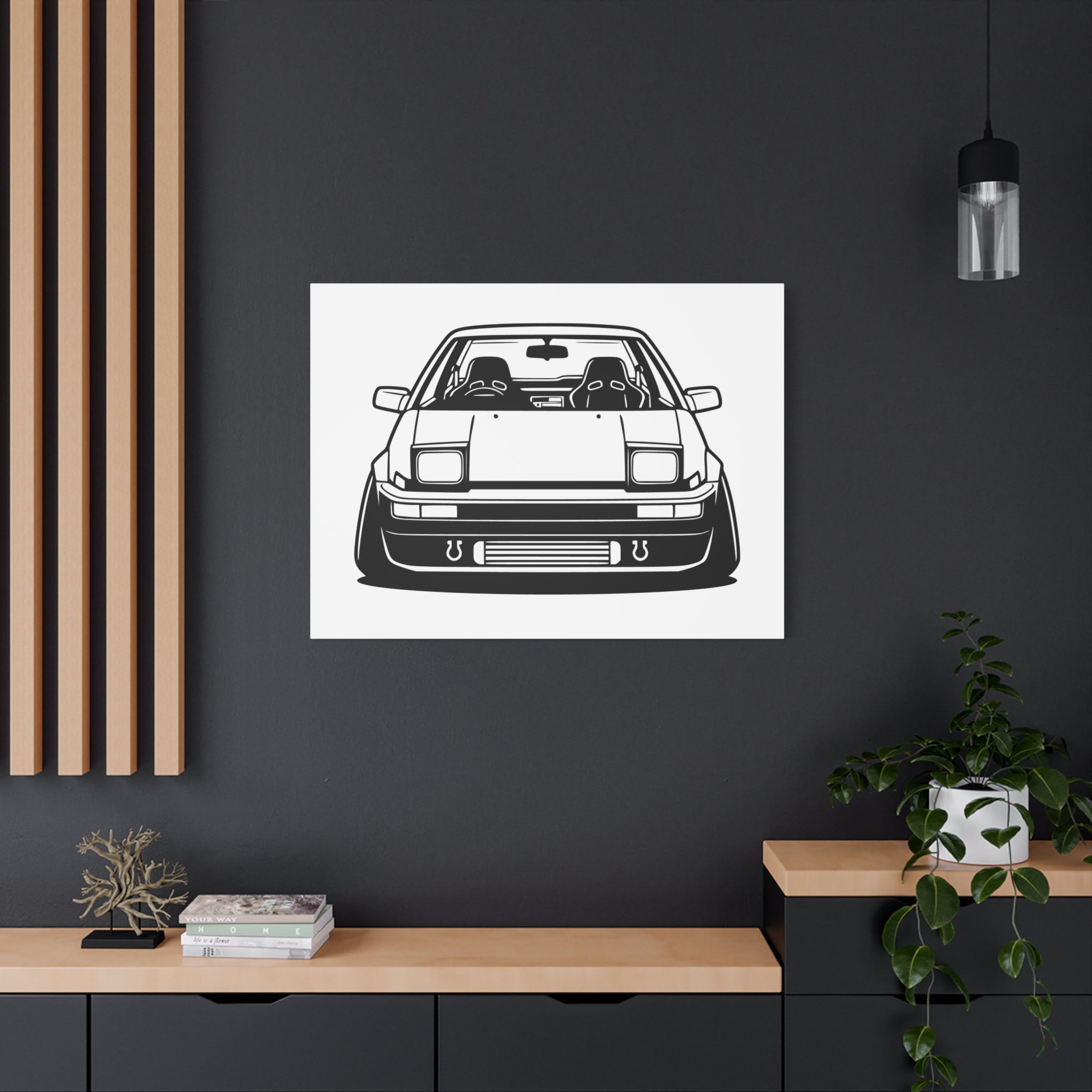Toyota AE86 (1983-87) Canvas Wall Art