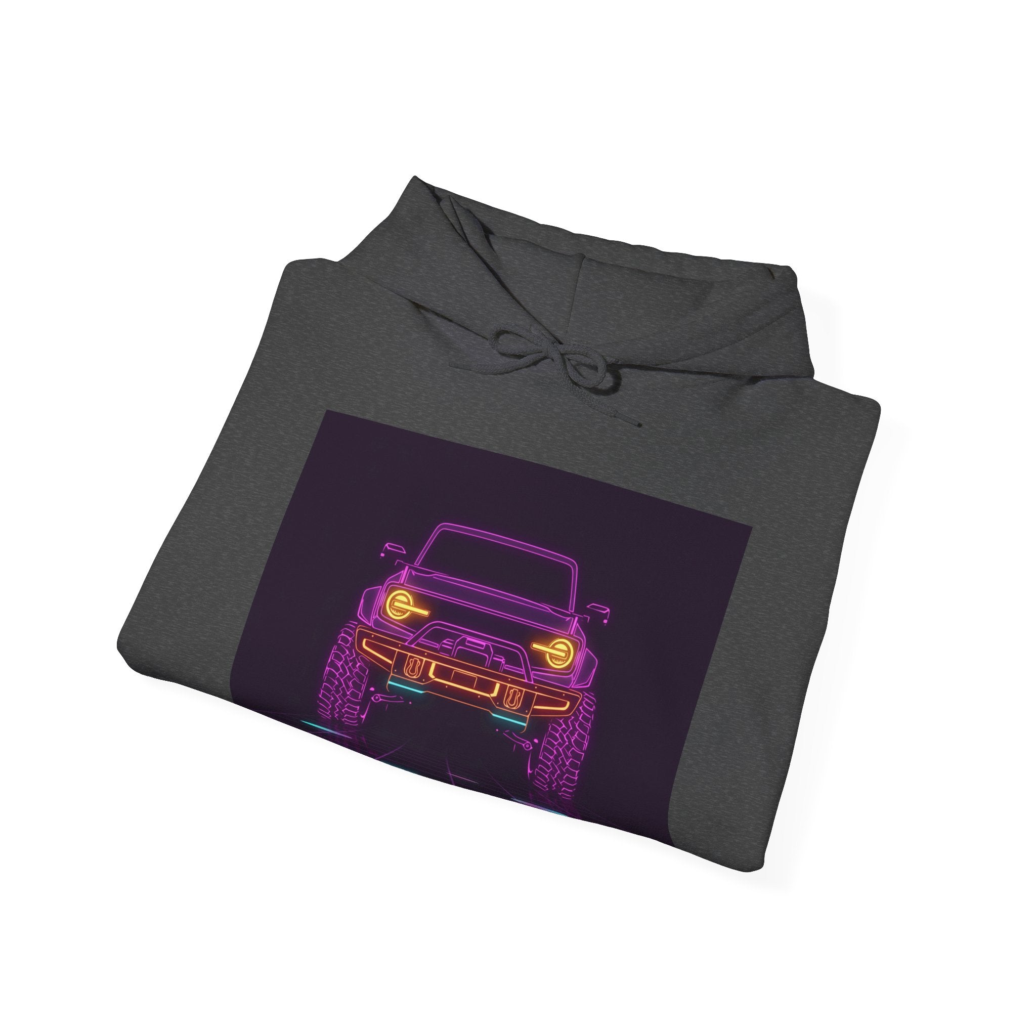 Ford Bronco (2021+) Neon Synthwave Unisex Hoodie