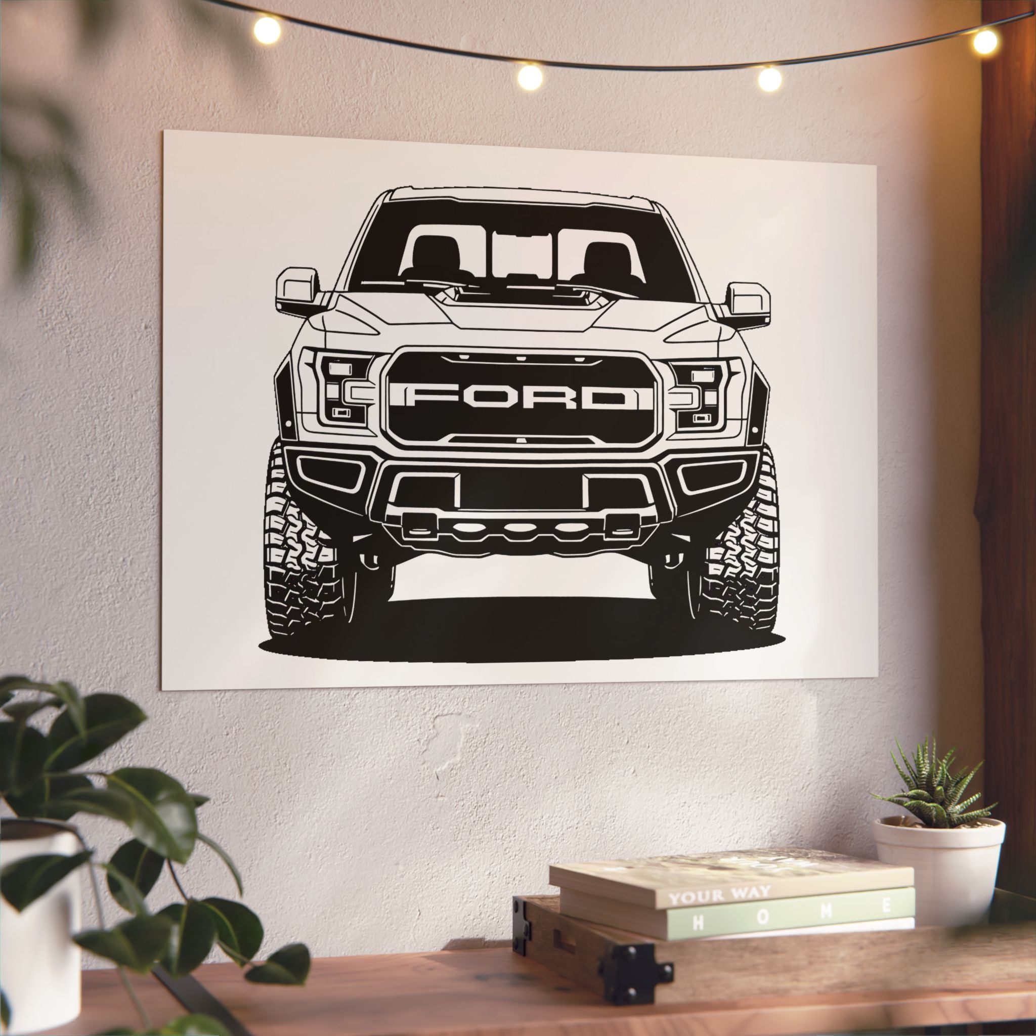 Ford F-150 Raptor Gen 2 Metal Wall Sign