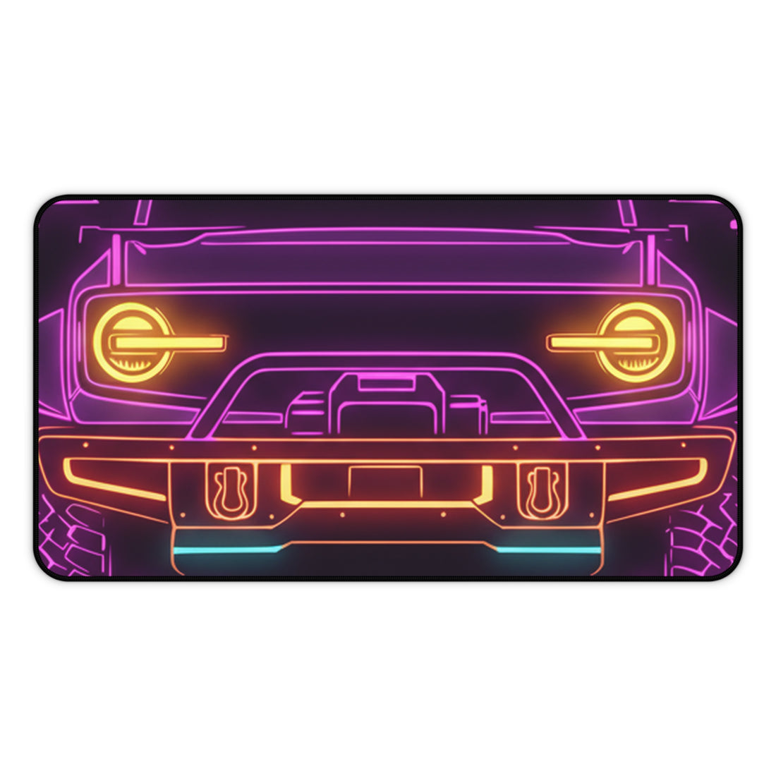 Ford Bronco (2021+) Neon Synthwave Desk Mat