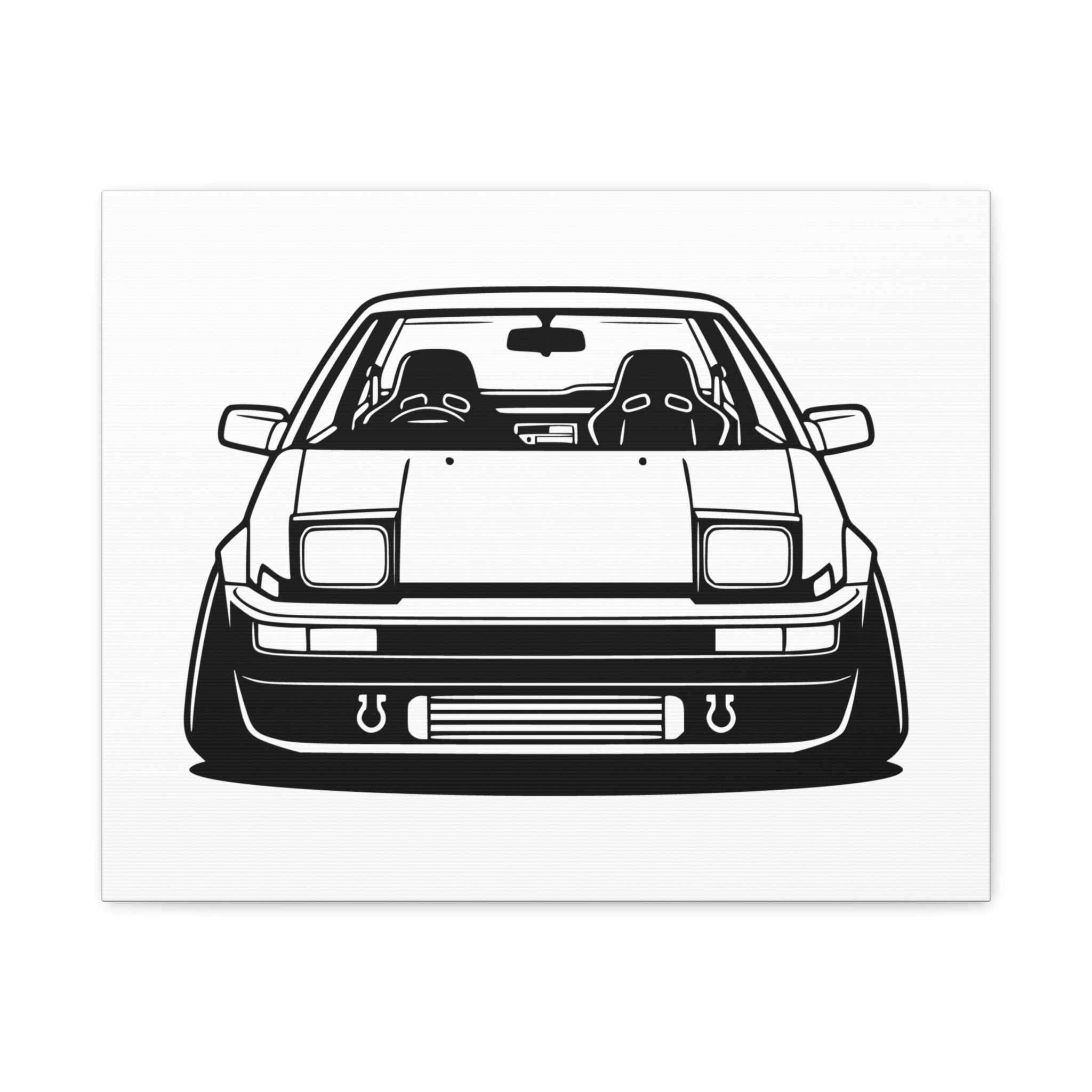 Toyota AE86 (1983-87) Canvas Wall Art