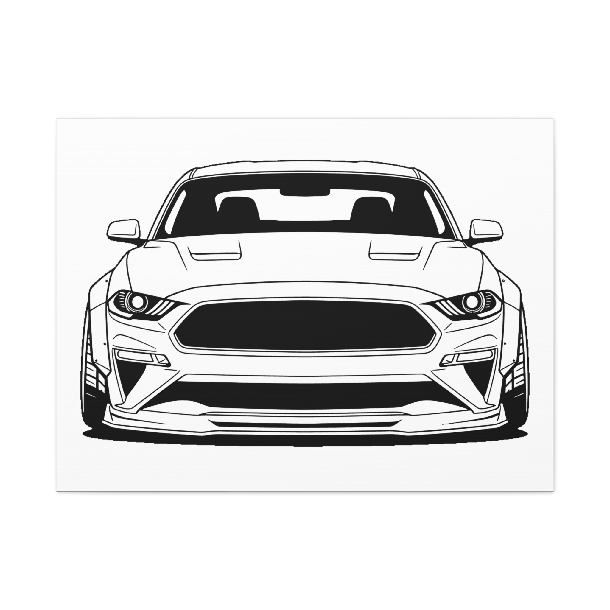 Ford Mustang GT (S650) Canvas Wall Art