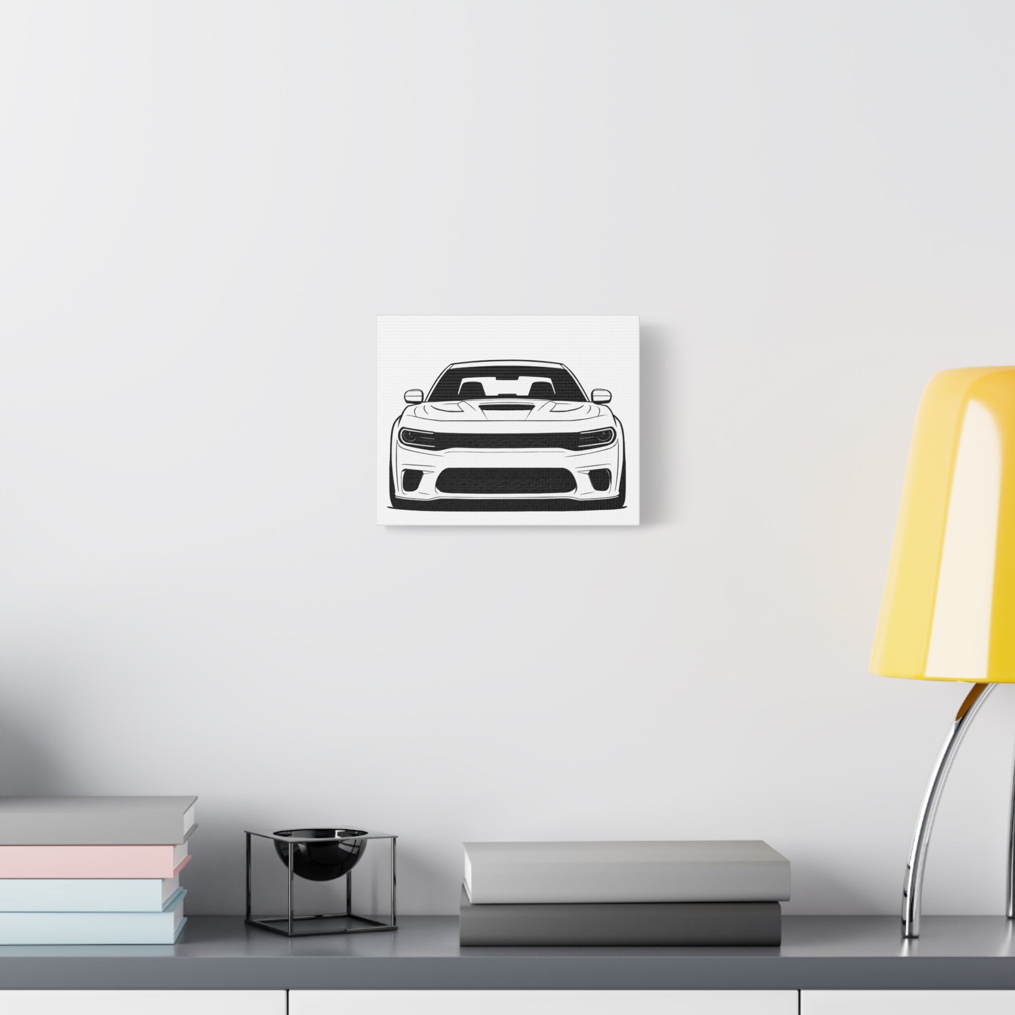 Dodge Charger SRT Hellcat Canvas Wall Art