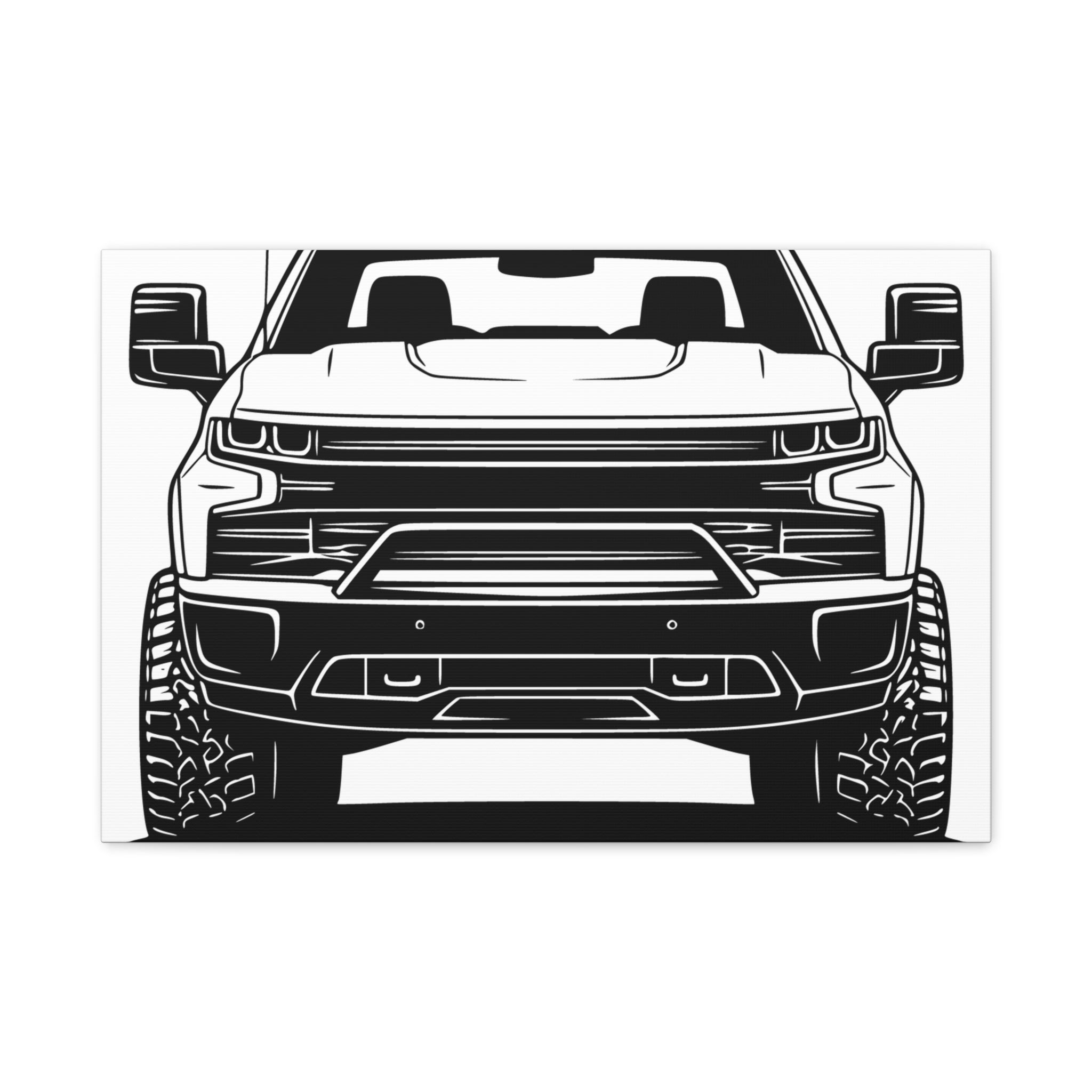 Chevy Silverado Trail Boss (2019+) Canvas Wall Art