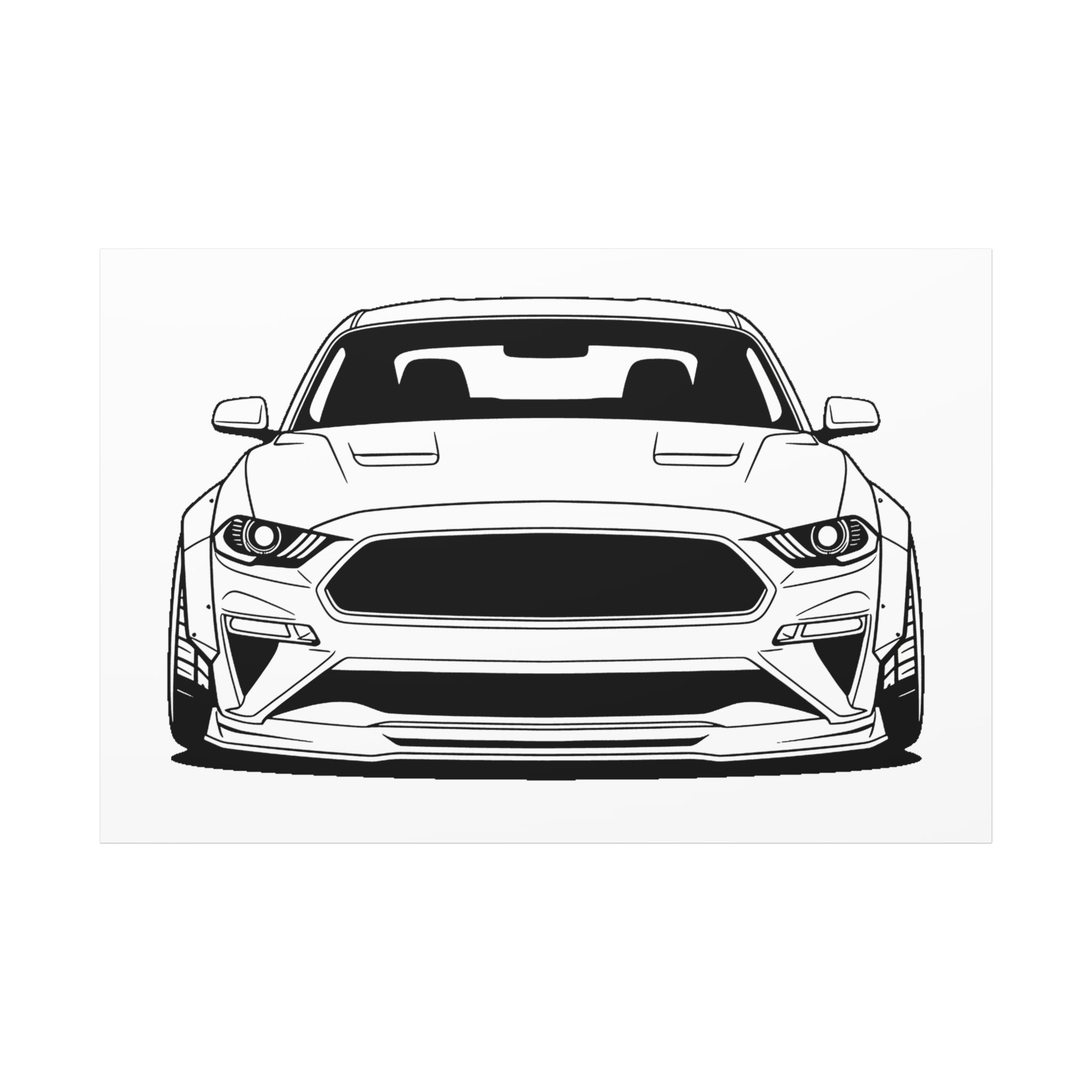 Ford Mustang GT (S650) Canvas Wall Art