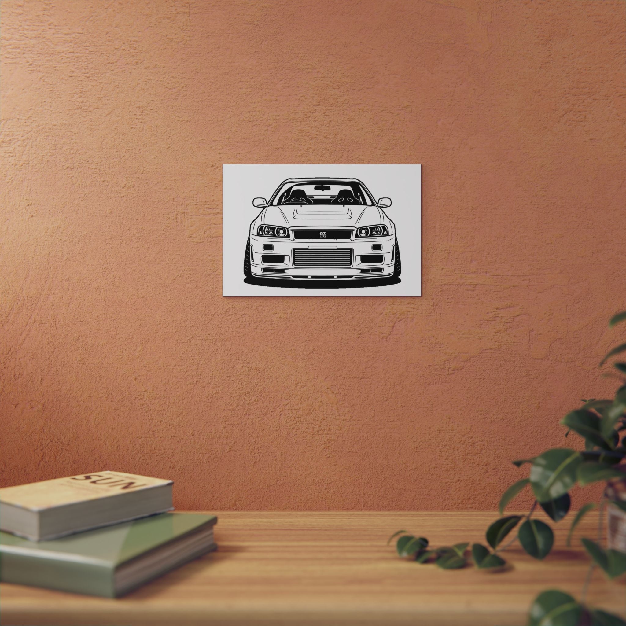 Nissan GT-R Metal Wall Sign