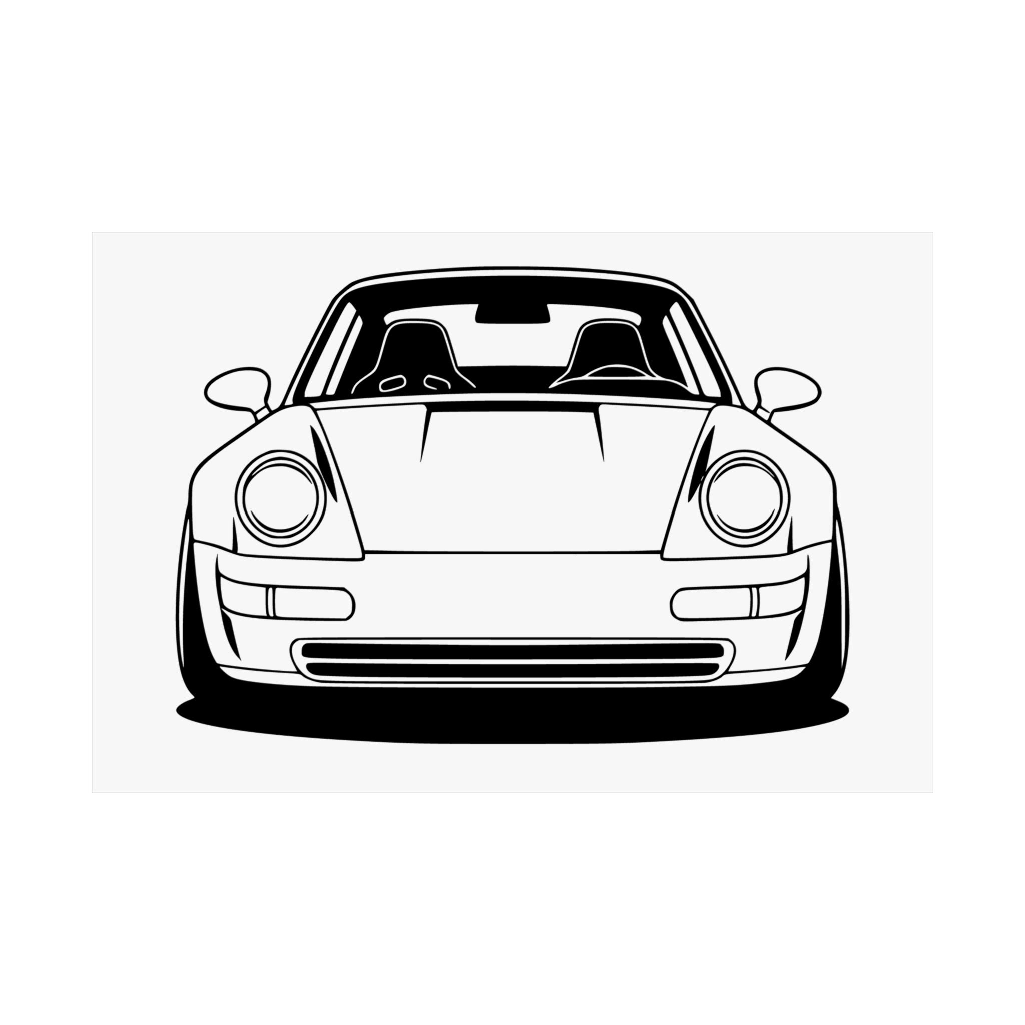 Porsche 964 Singer Poster