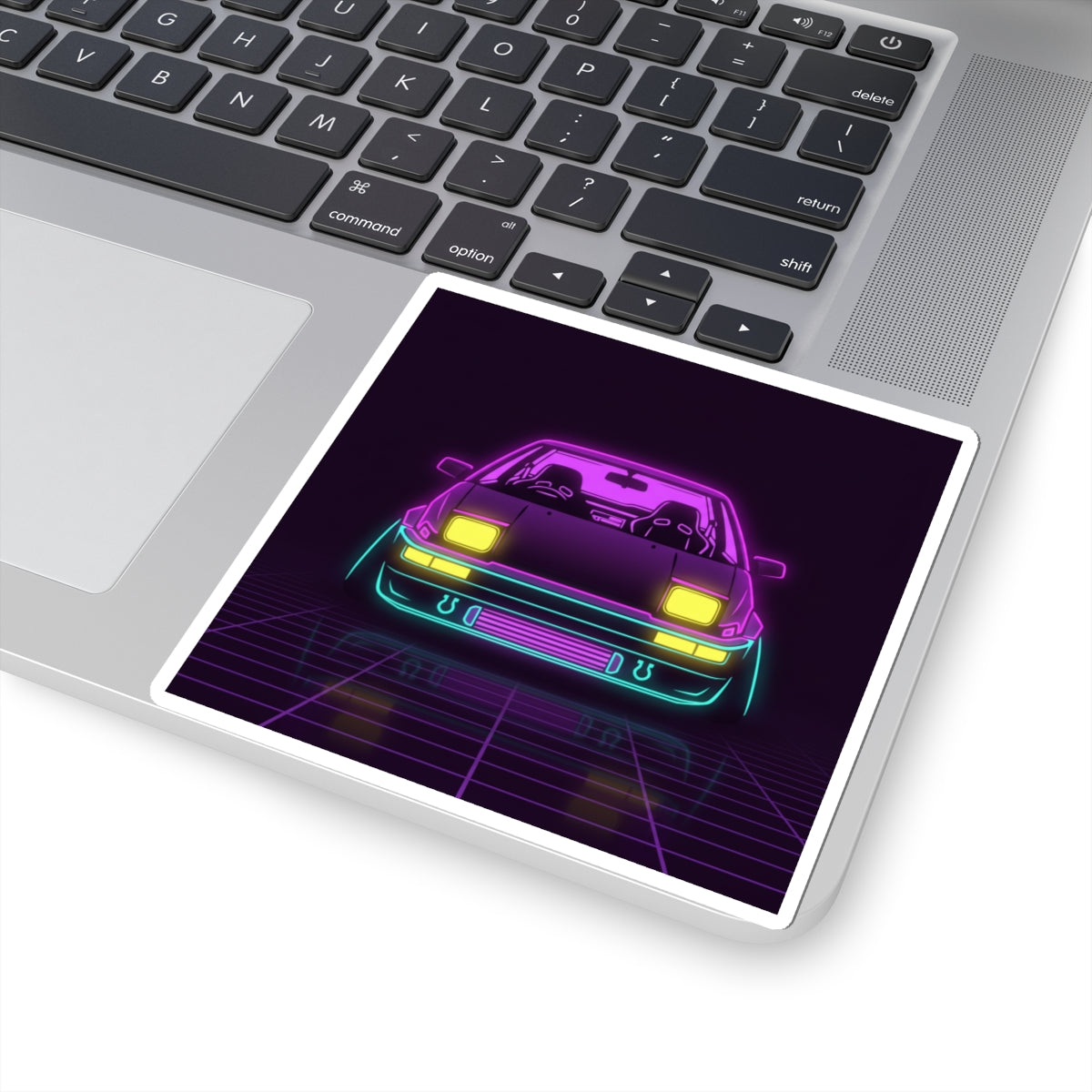 Toyota AE86 (1983-87) Neon Synthwave Sticker