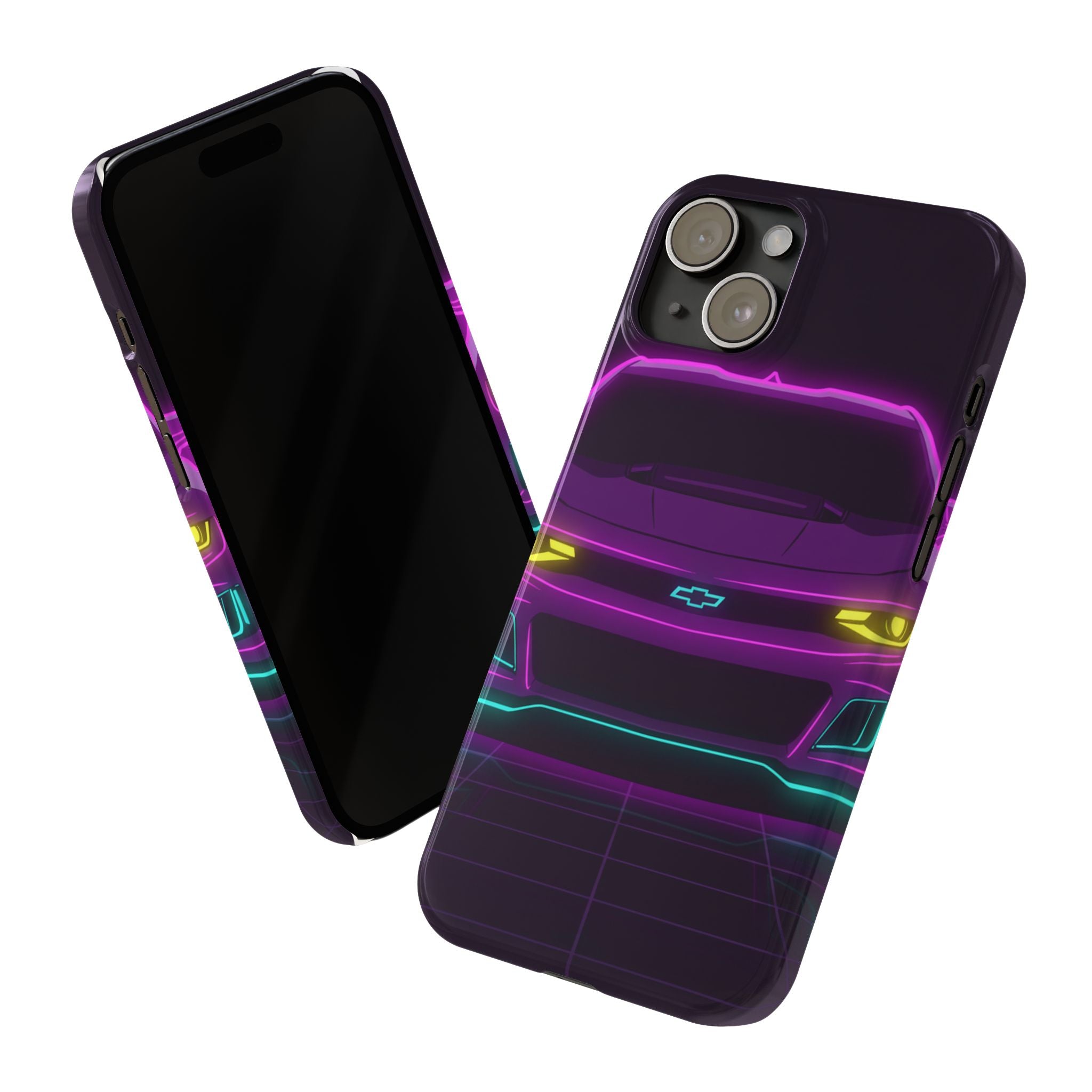 Chevrolet Camaro ZL1 Neon Synthwave Phone Case